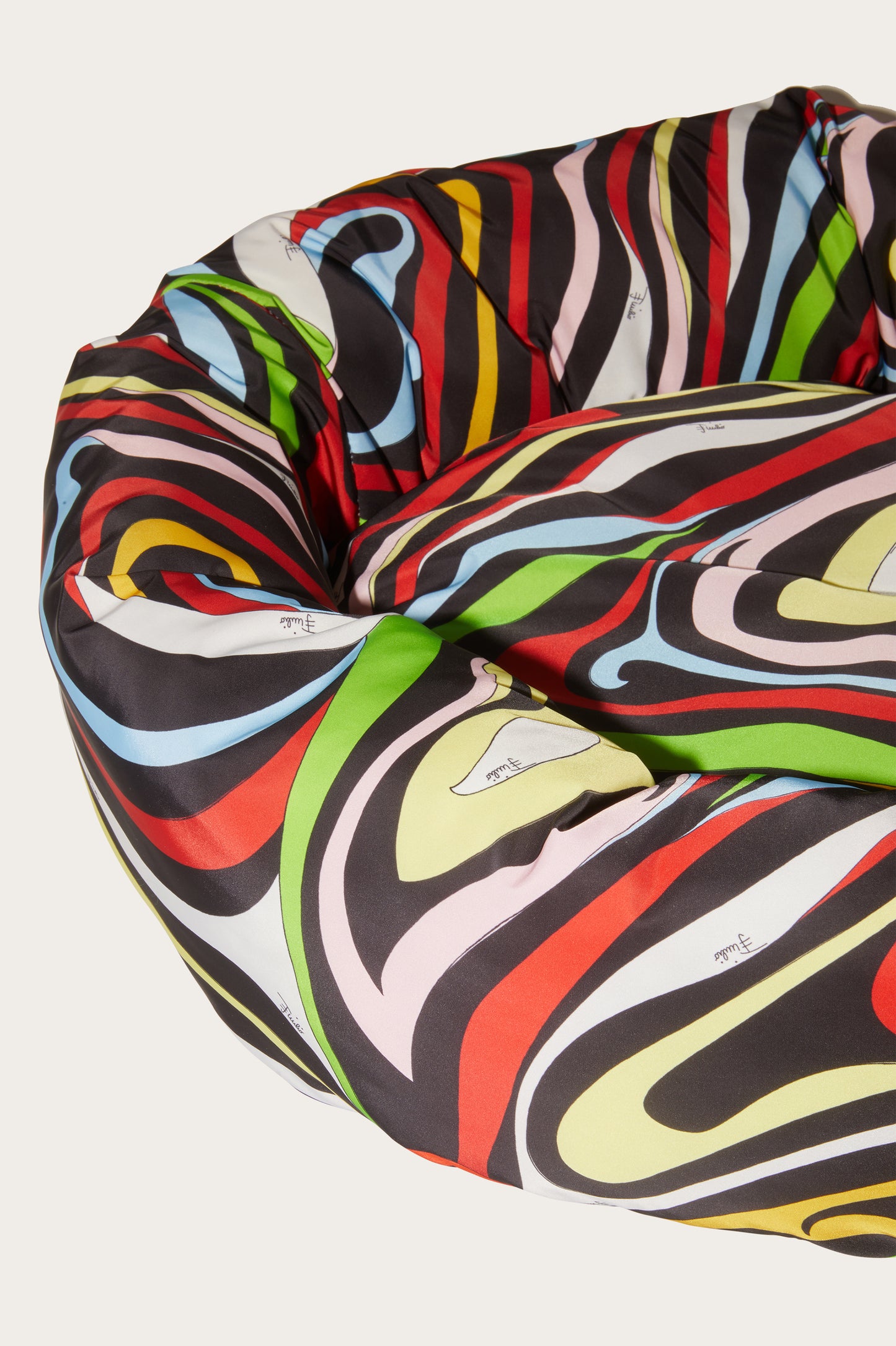 Marmo-Print Dog Bed View 3 - Pucci