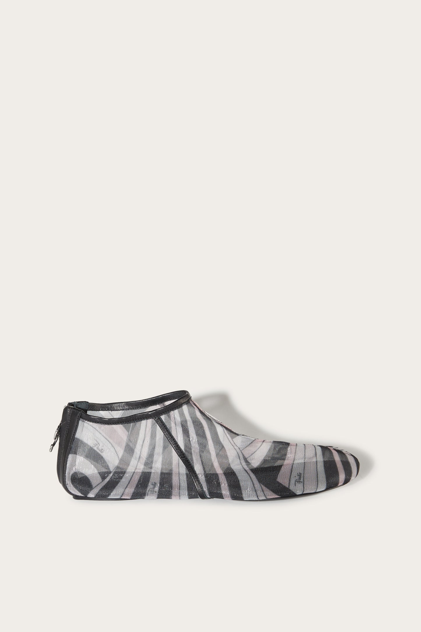 Iride-Print Mesh Flat Shoes View 1 - Pucci