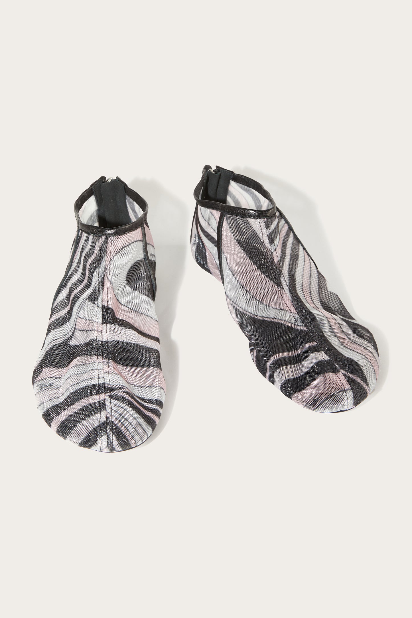 Iride-Print Mesh Flat Shoes View 5 - Pucci