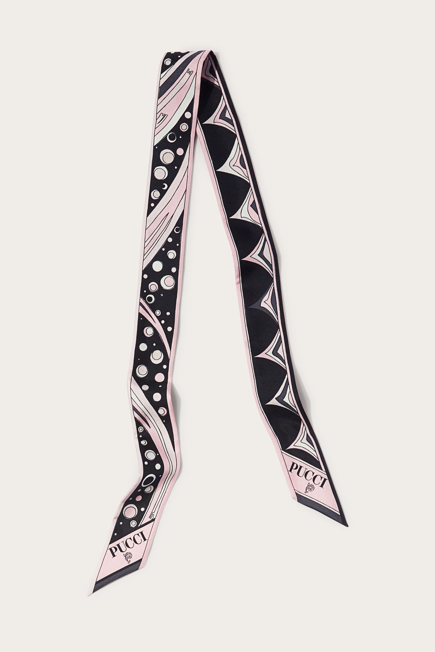 Fontane-Print Silk-Twill Scarf View 1 - Pucci