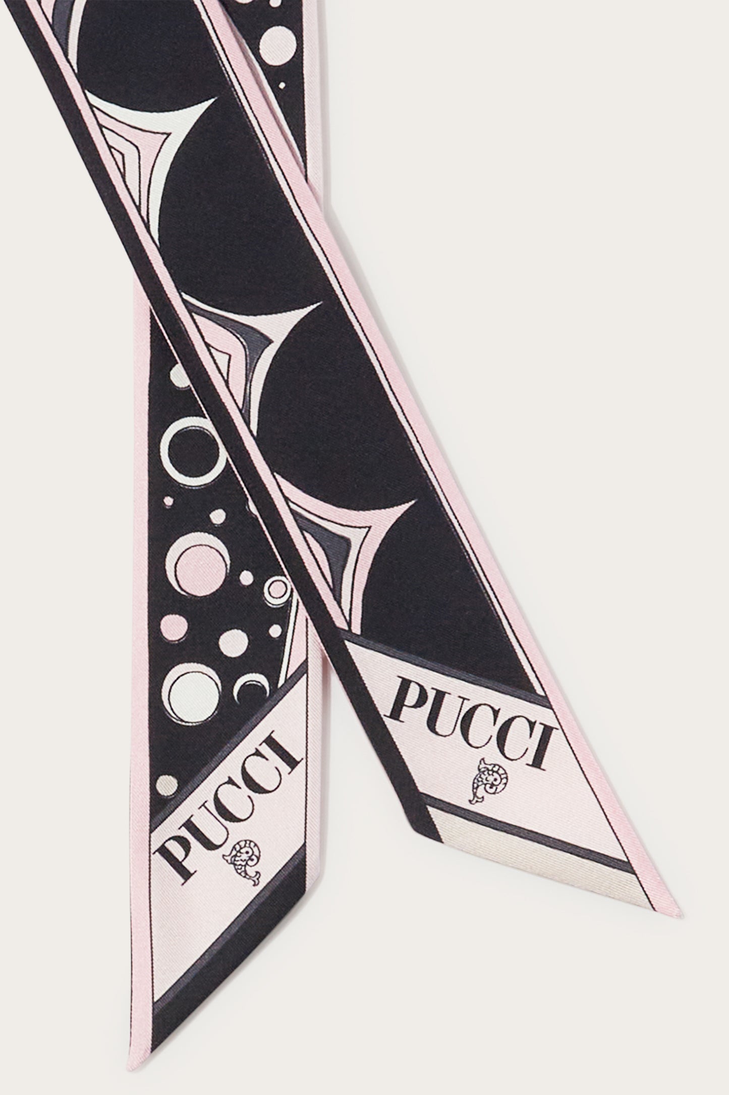 Fontane-Print Silk-Twill Scarf View 3 - Pucci