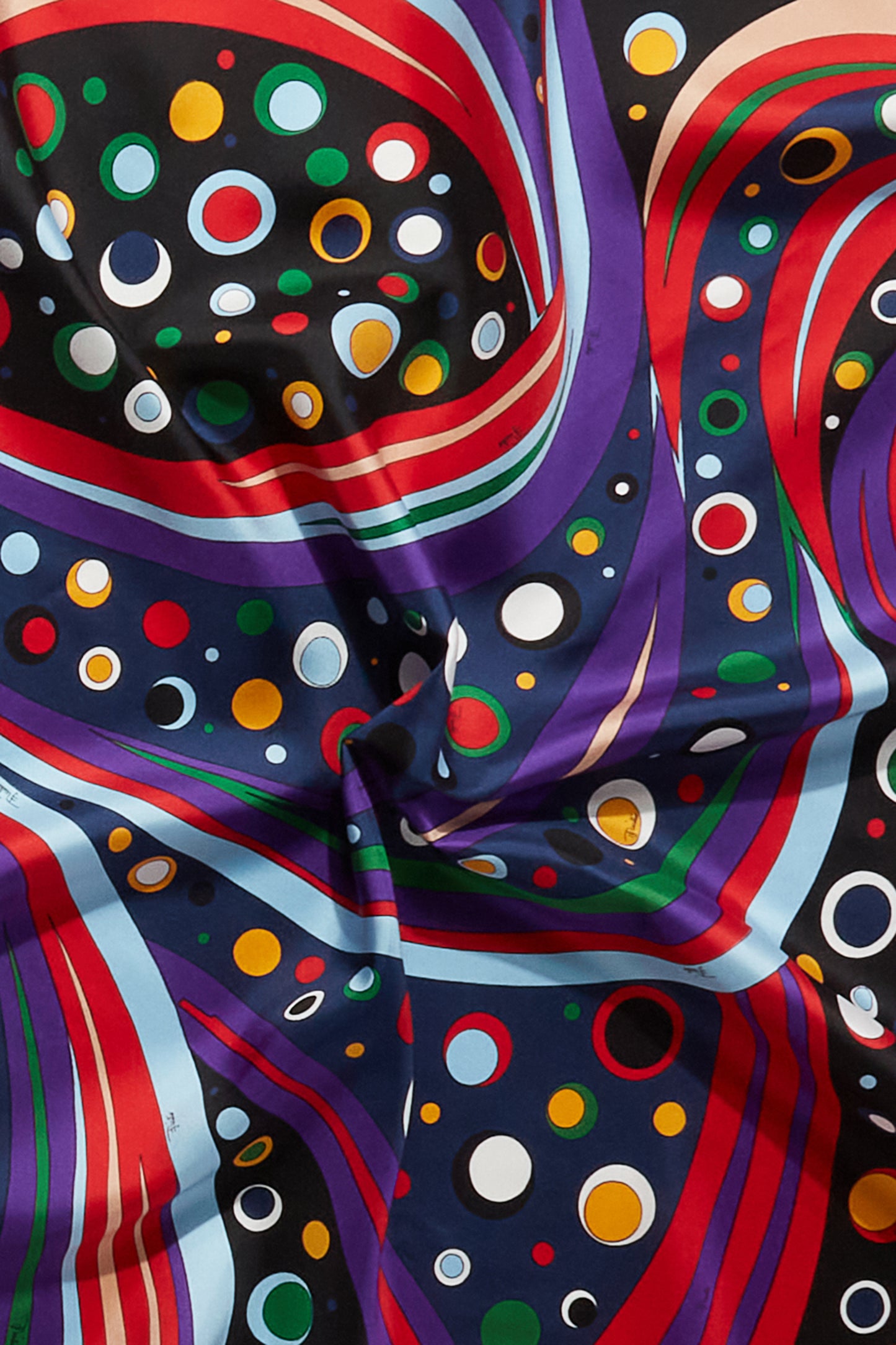 Fontane-Print Large Silk-Twill Carré View 3 - Pucci