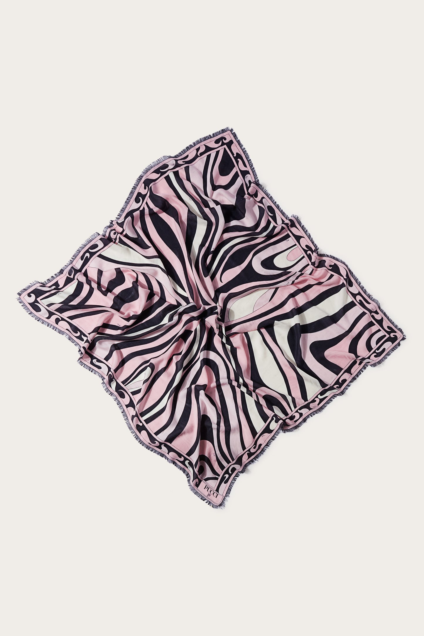 Marmo-Print Large Scarf View 1 - Pucci