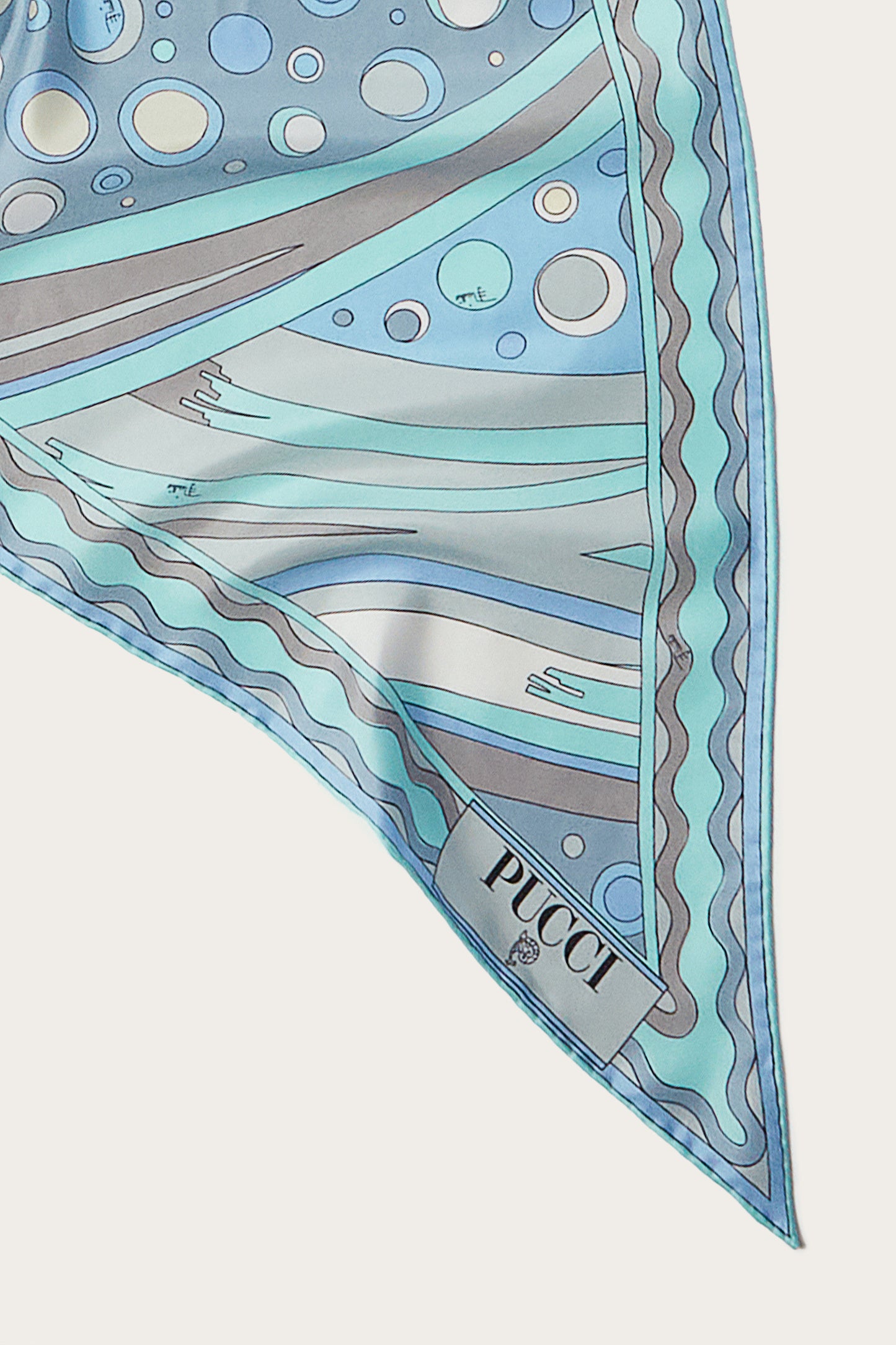 Fontane-Print Silk-Twill Scarf View 3 - Pucci