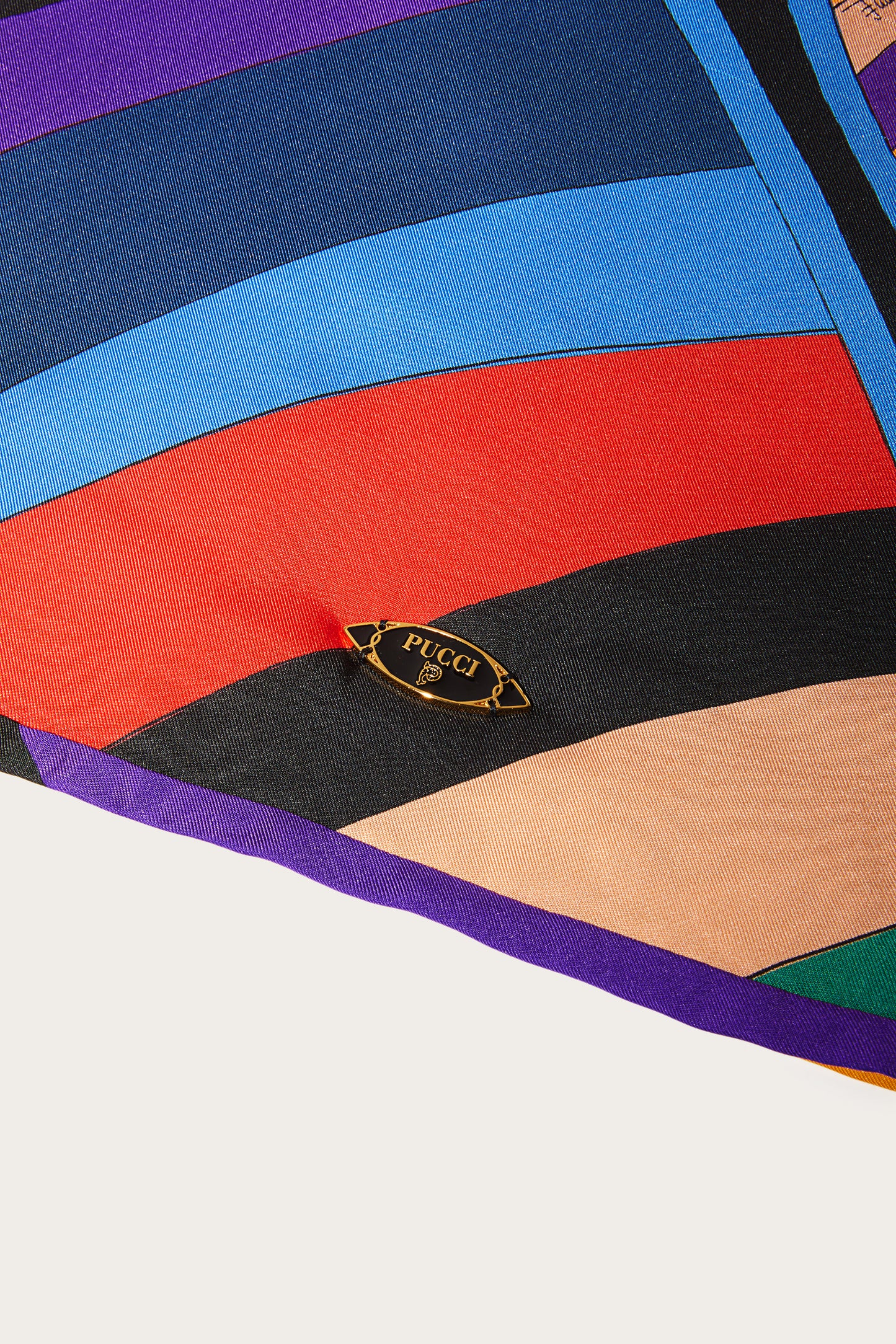Iride-Print Silk-Twill Snood View 4 - Pucci