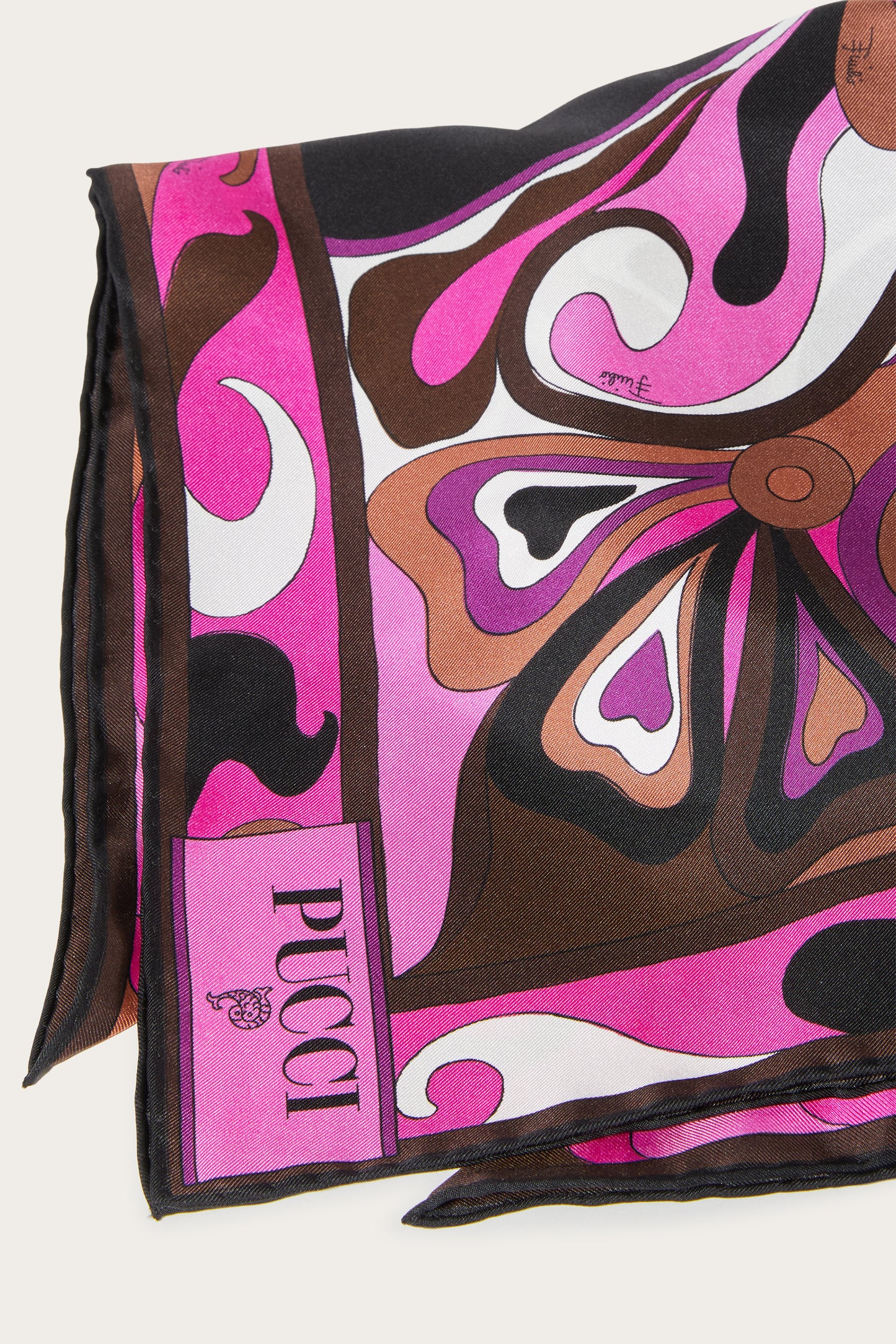 Orchidee-Print Silk-Twill Cap View 3 - Pucci