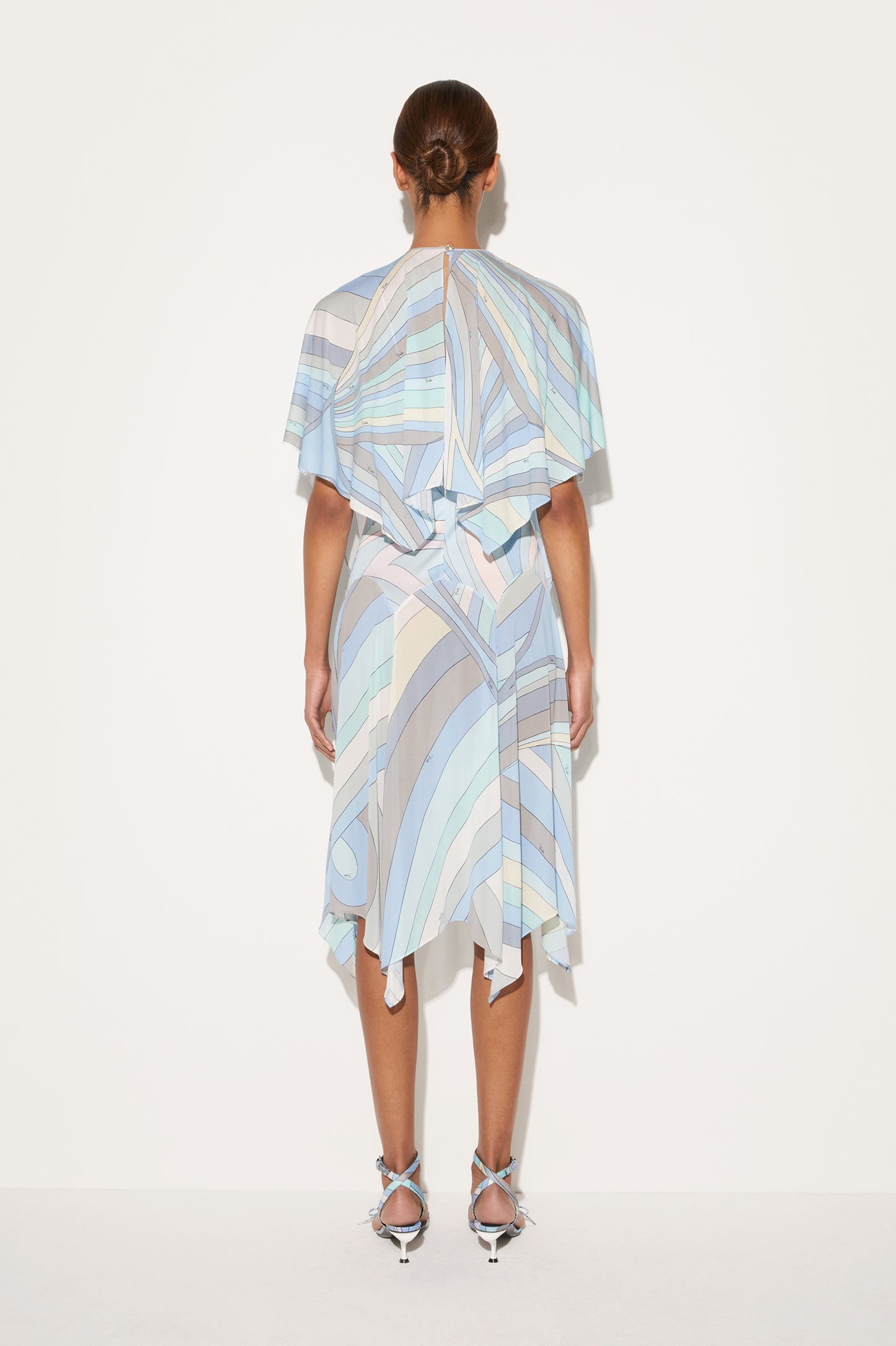 Iride-Print Layered Dress View 4 - Pucci