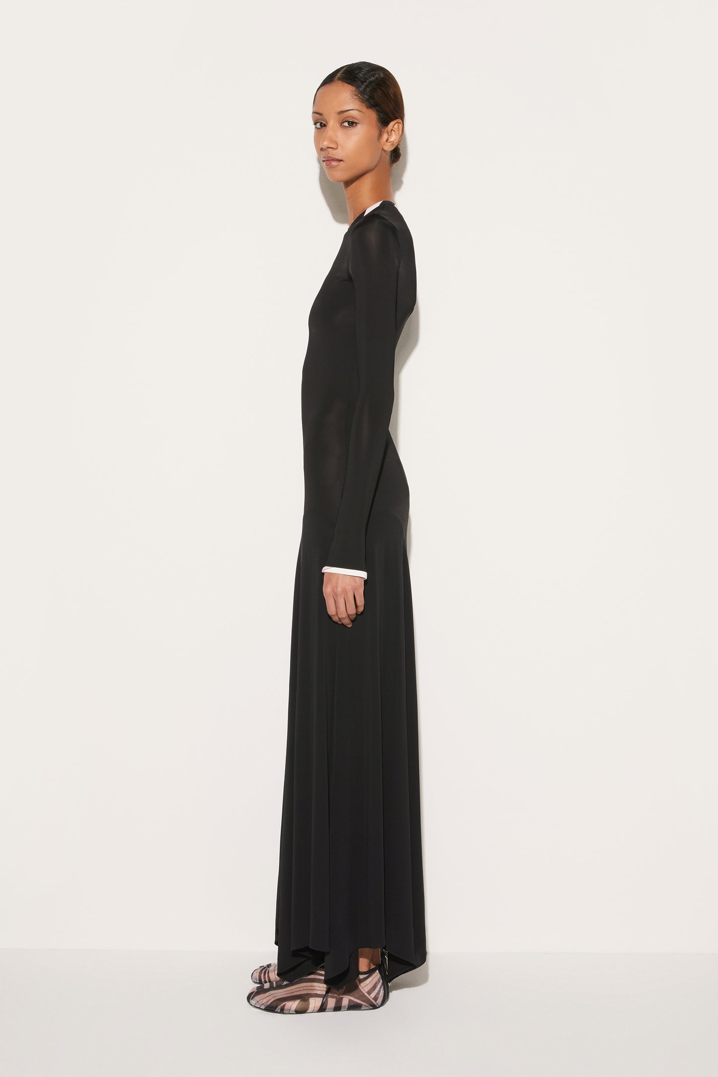 Long-Sleeve Long Dress View 3 - Pucci