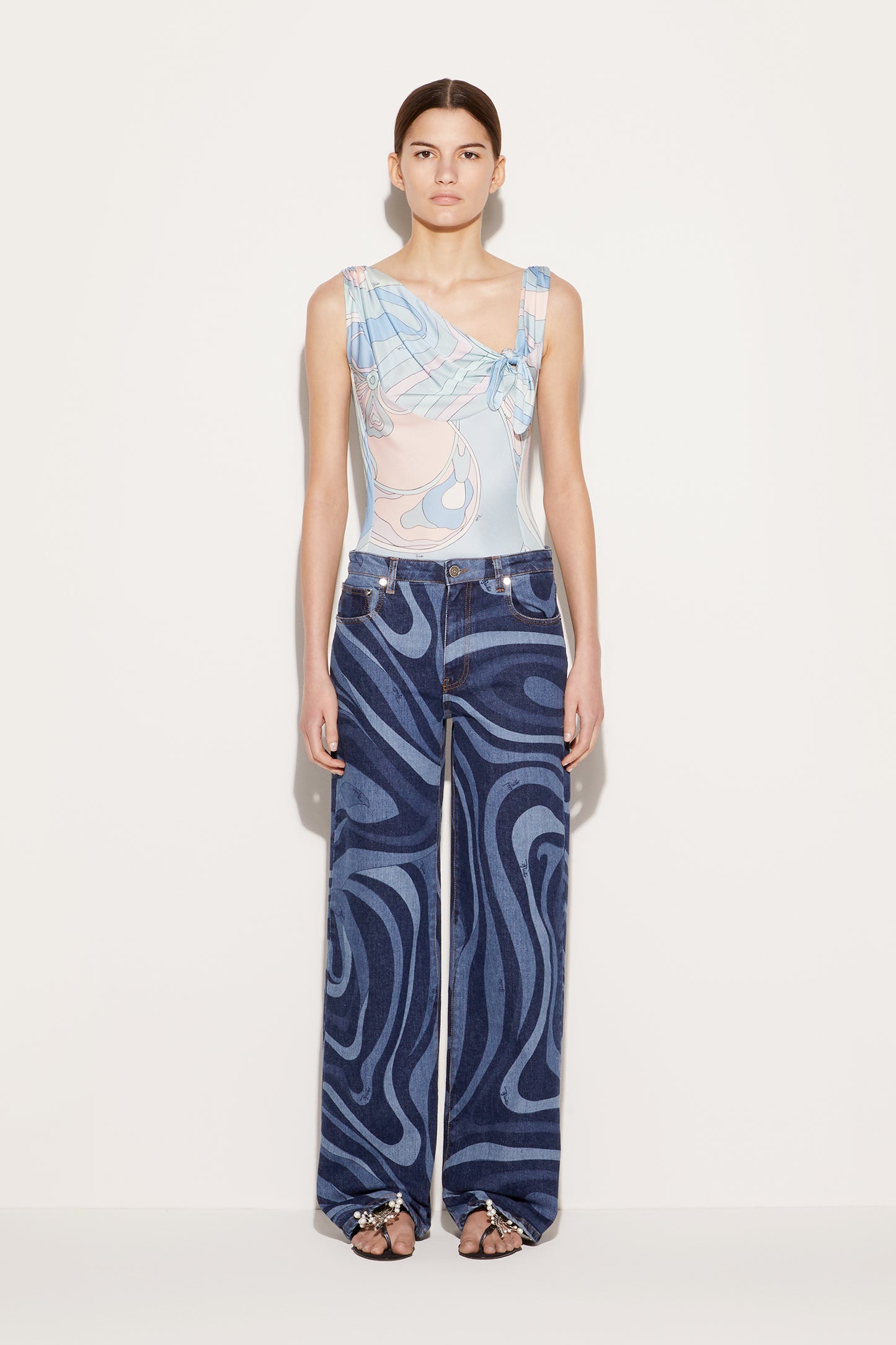 Orchidee-Print Top View 2 - Pucci