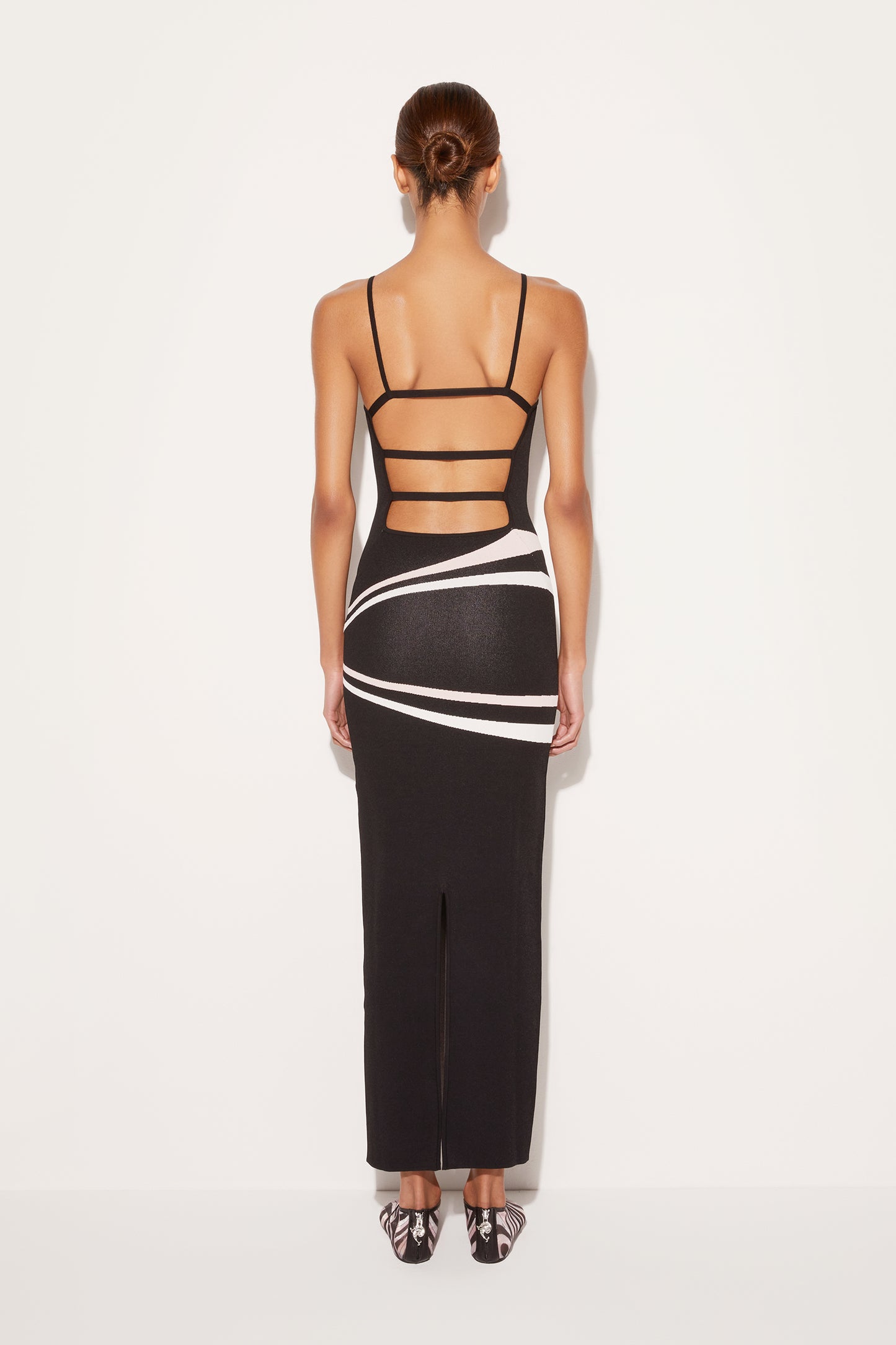 Marmo-Jacquard Long Dress View 4 - Pucci