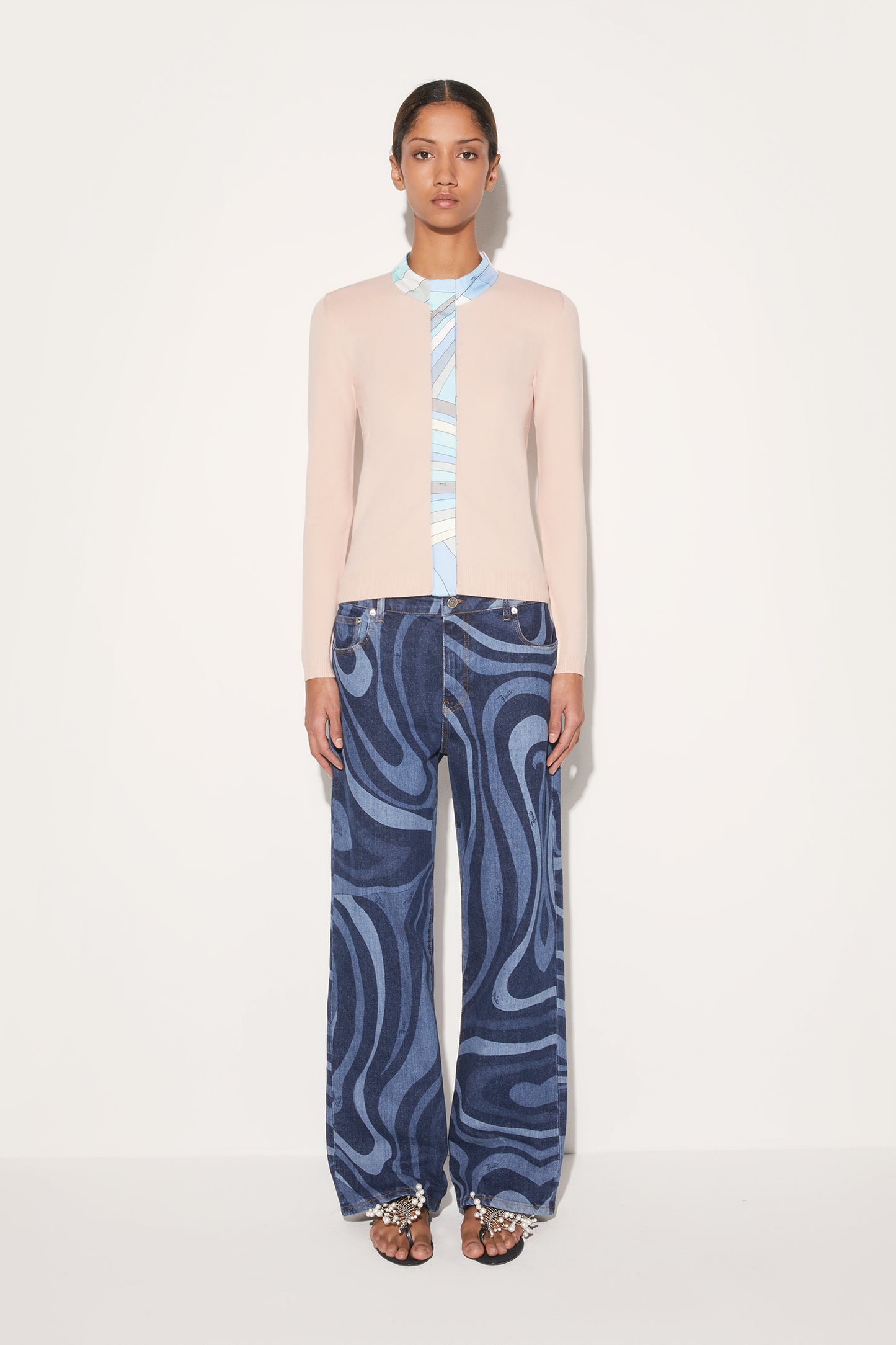Long-Sleeve Cardigan View 2 - Pucci