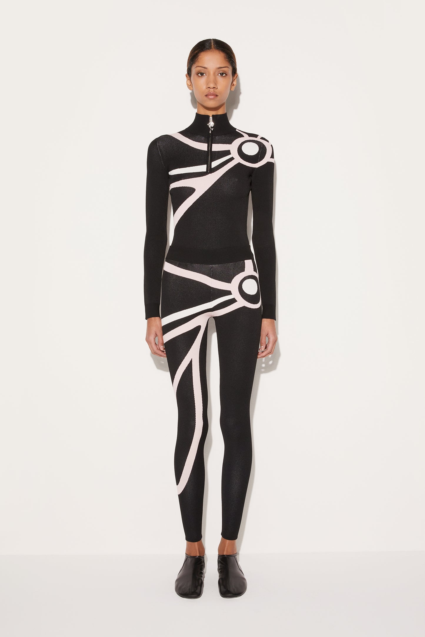 Marmo-Jacquard Leggigns View 2 - Pucci