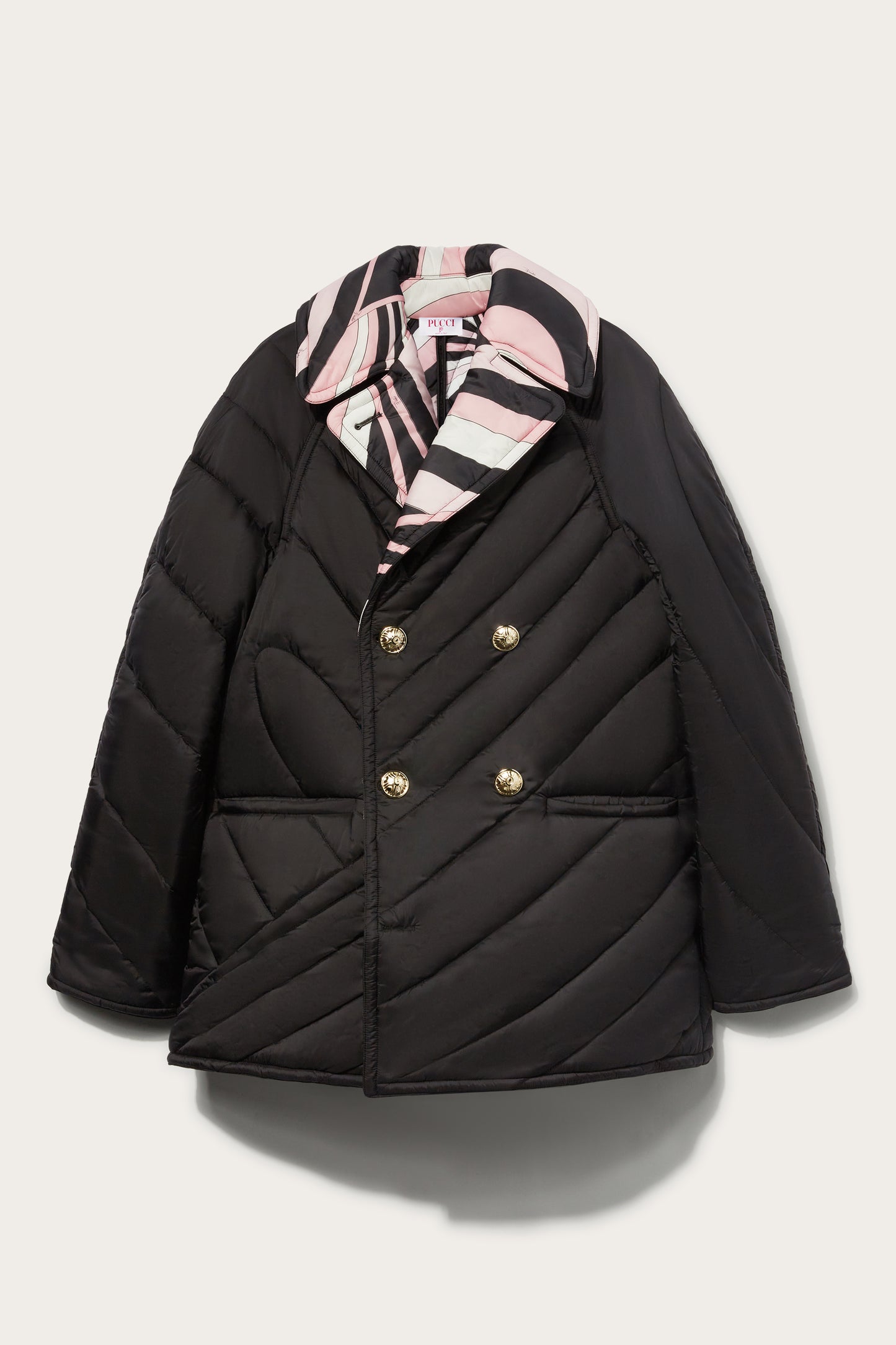 Iride-Print Quilted Coat View 1 - Pucci
