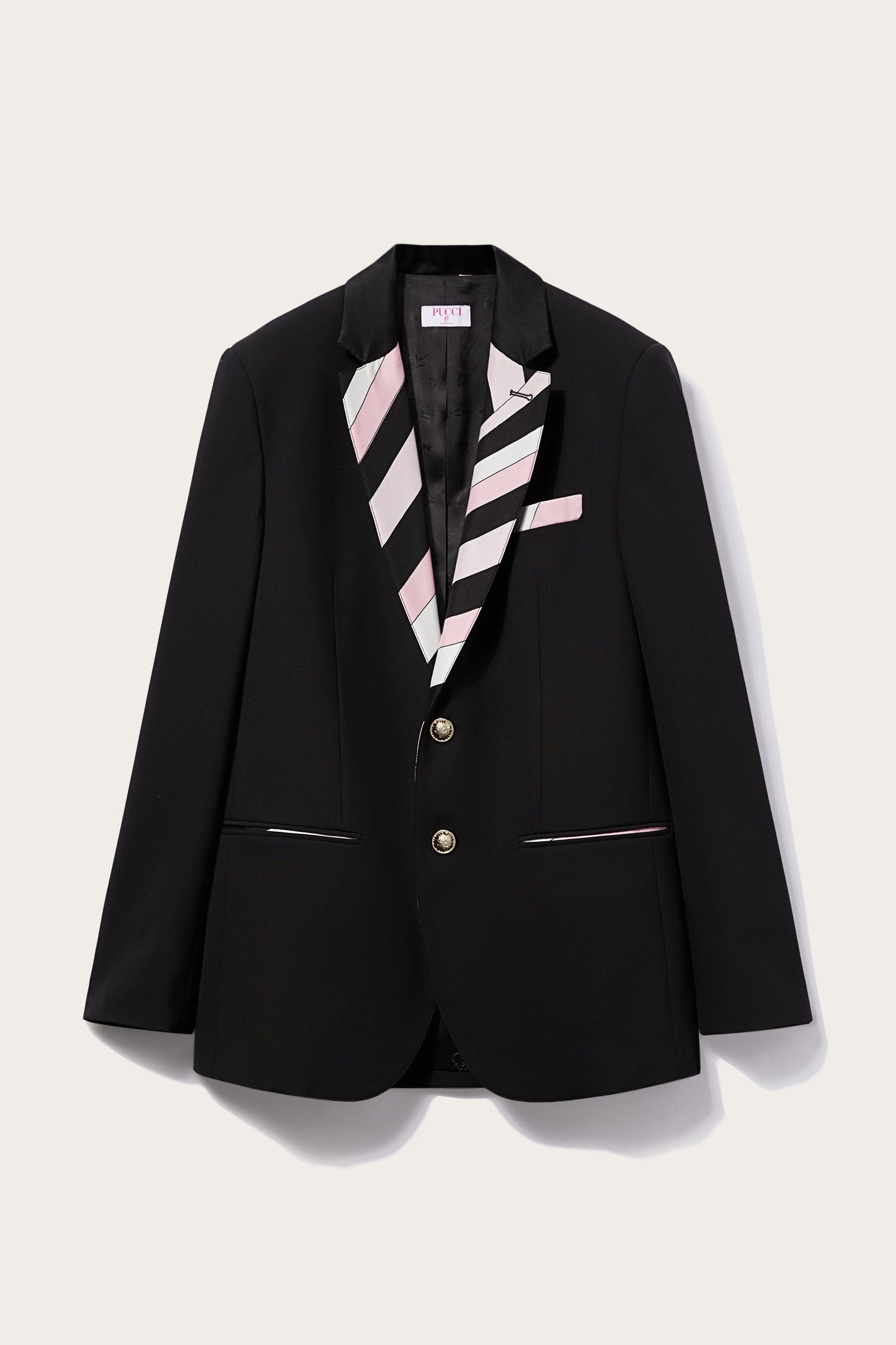 Iride-Print Single-Breasted Blazer View 1 - Pucci