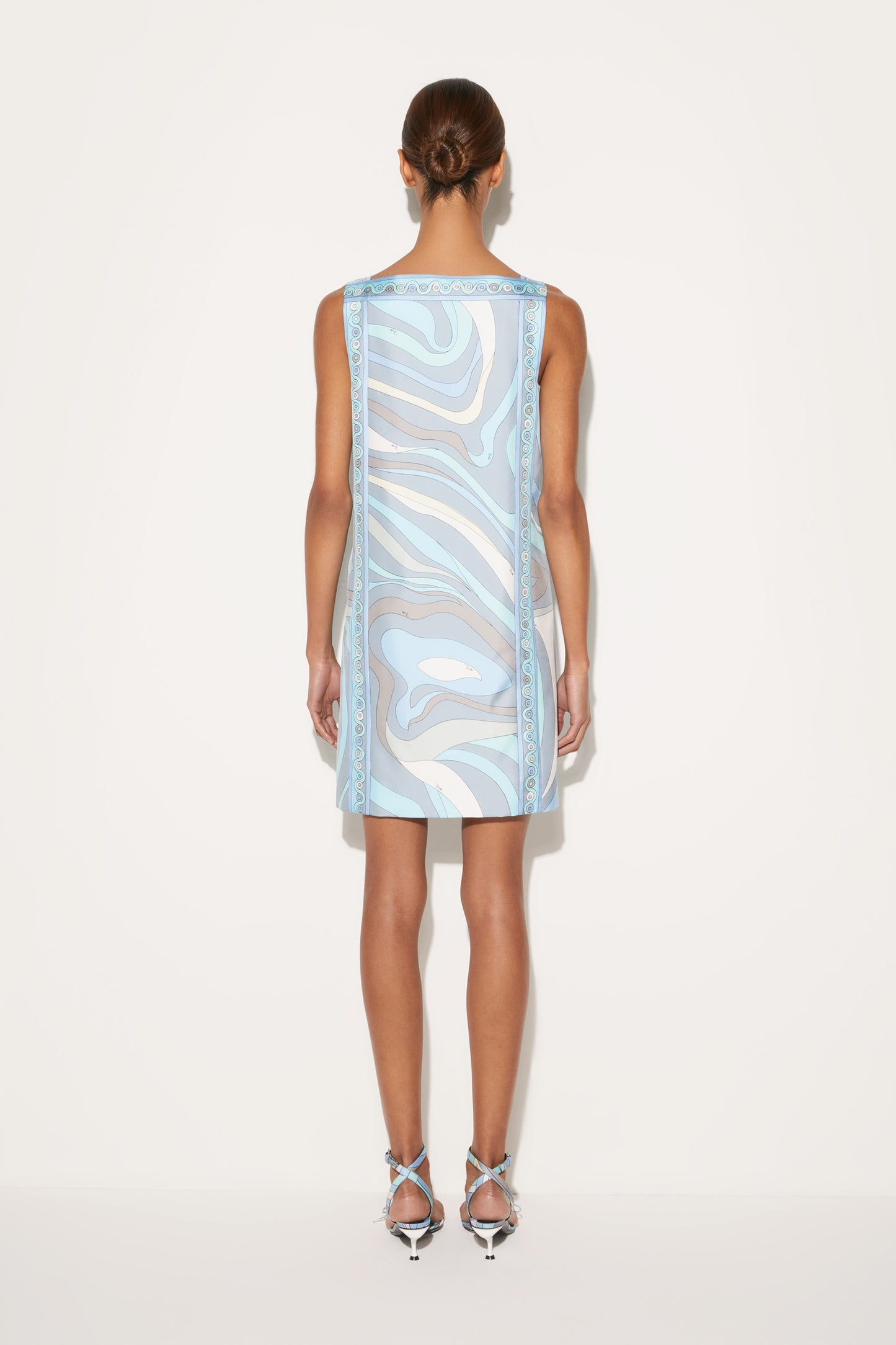 Marmo-Print Silk-Twill Dress View 4 - Pucci