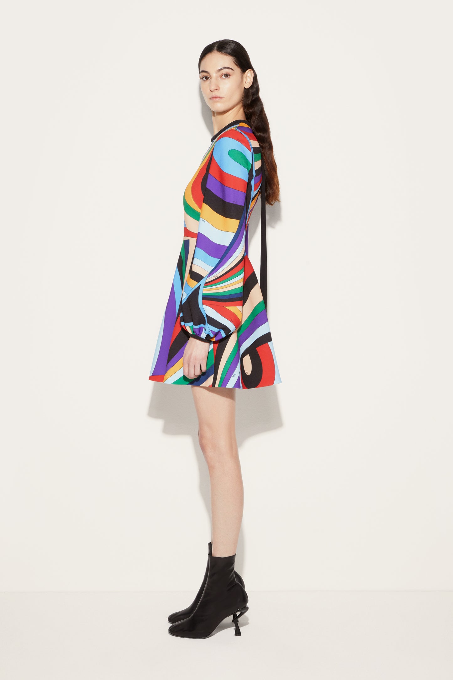 Iride-Print Mini Dress View 3 - Pucci
