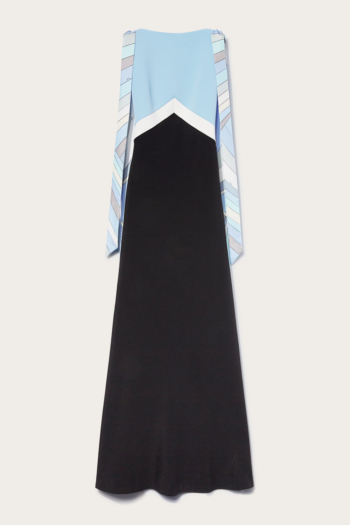 Colourblock Long Dress View 1 - Pucci
