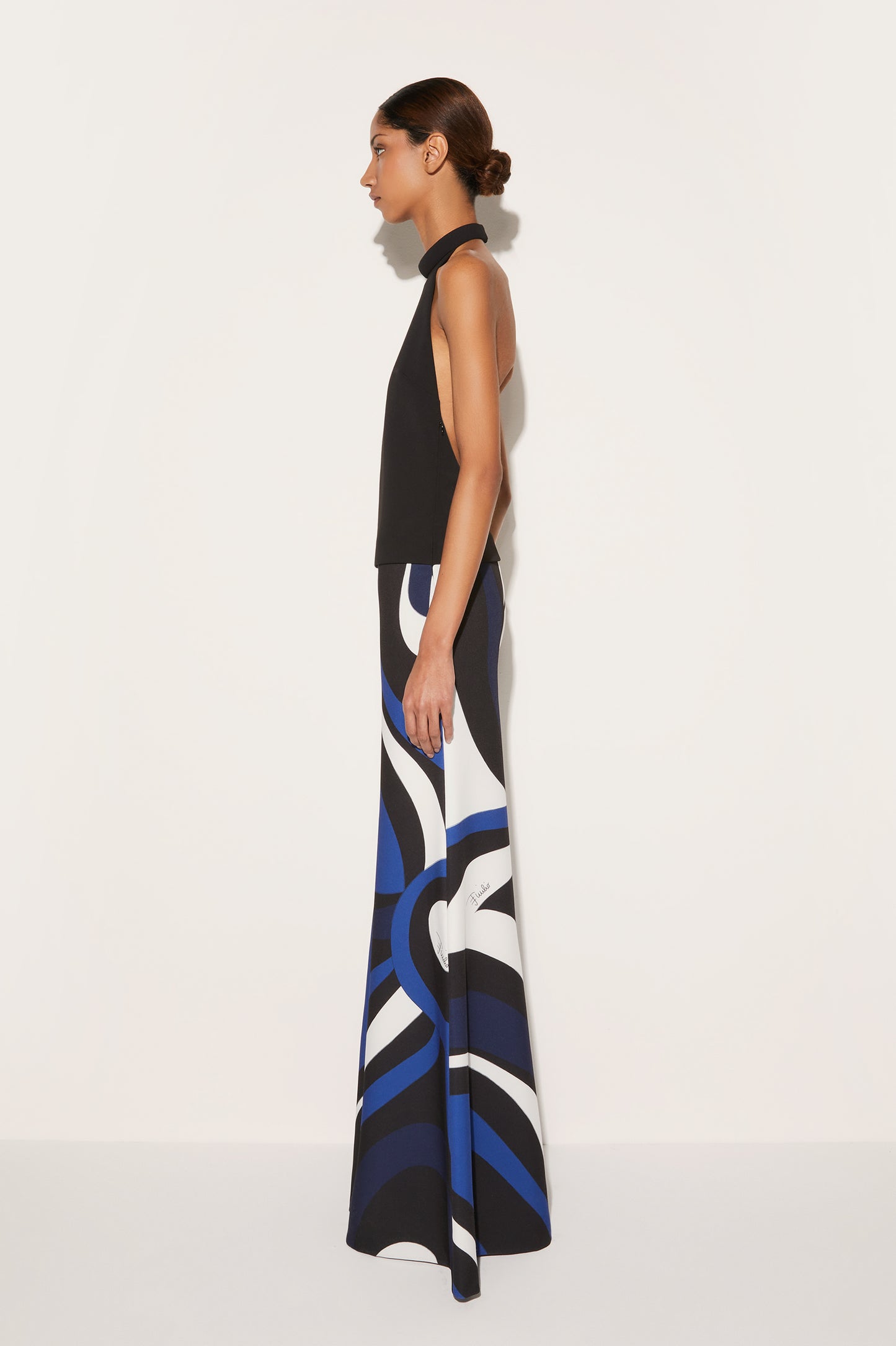 Marmo-Print Jumpsuit View 3 - Pucci