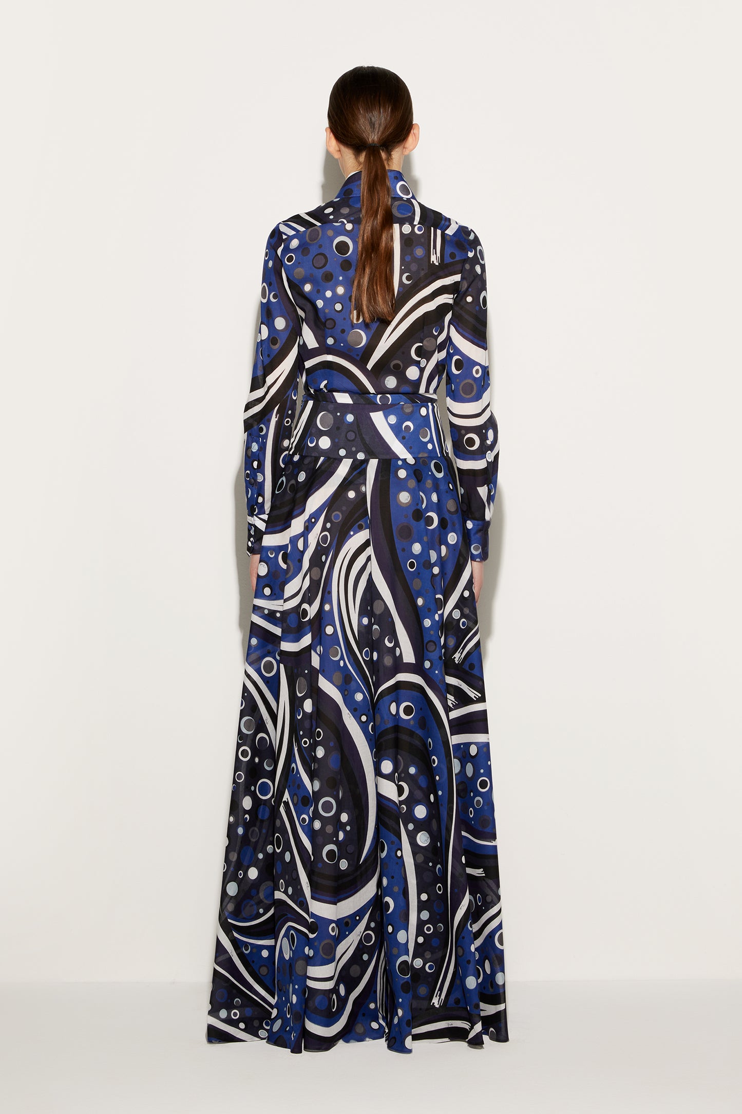 Fontane-Print Cotton Shirt View 4 - Pucci