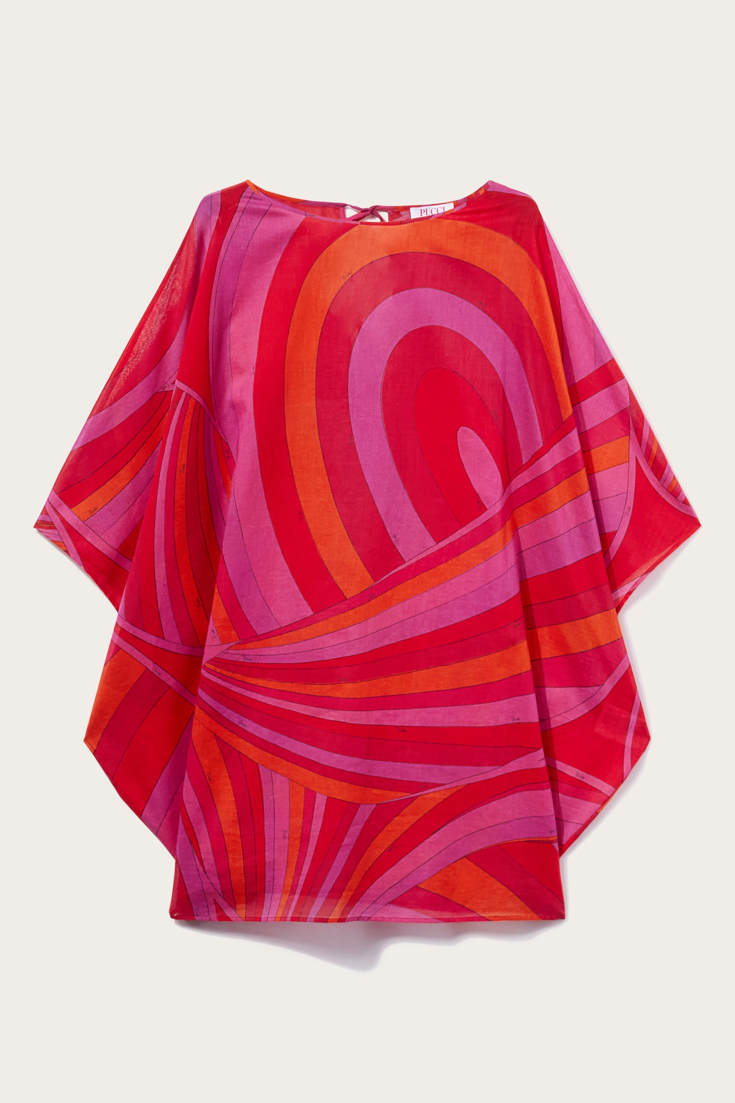Iride-Print Cotton Kaftan View 1 - Pucci