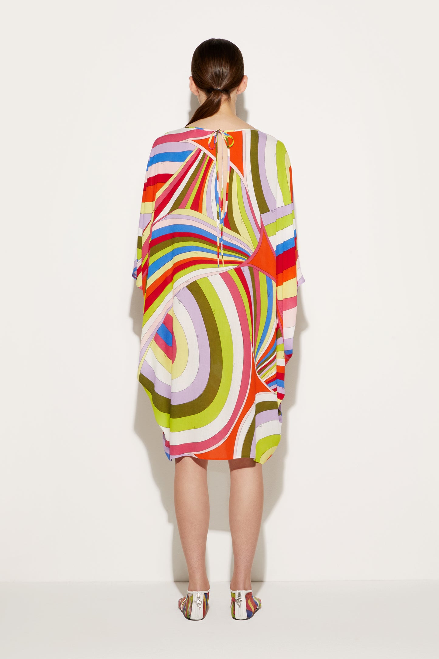 Iride-Print Kaftan View 4 - Pucci
