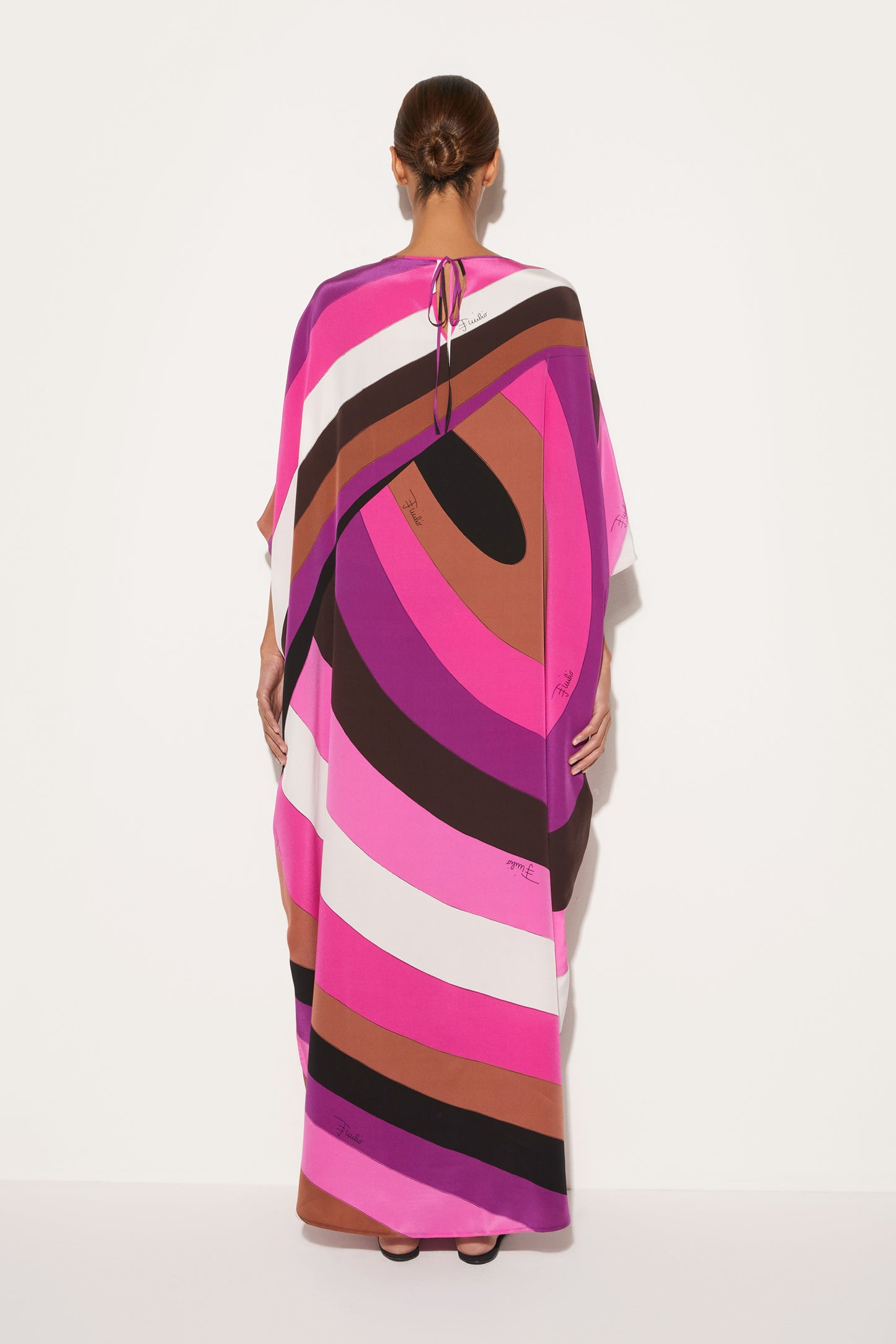 Iride-Print Silk Kaftan View 4 - Pucci