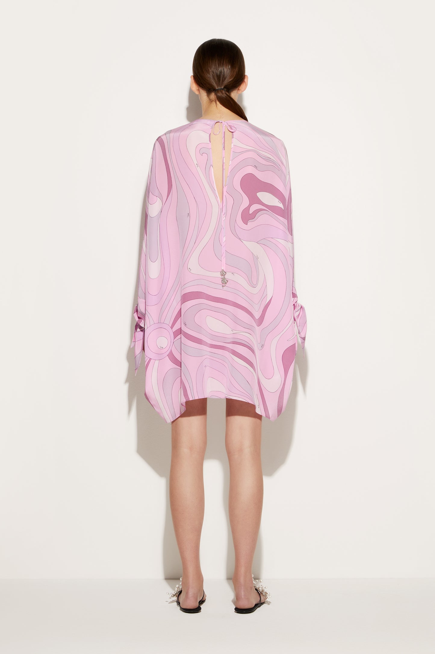 Marmo-Print Silk Kaftan View 4 - Pucci