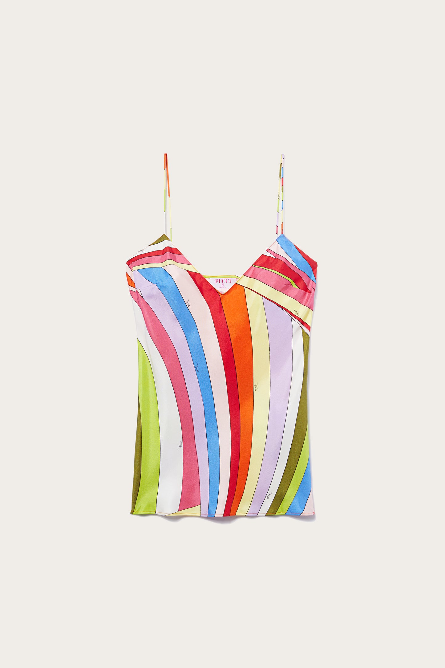 Iride-Print Silk-Twill Top View 1 - Pucci