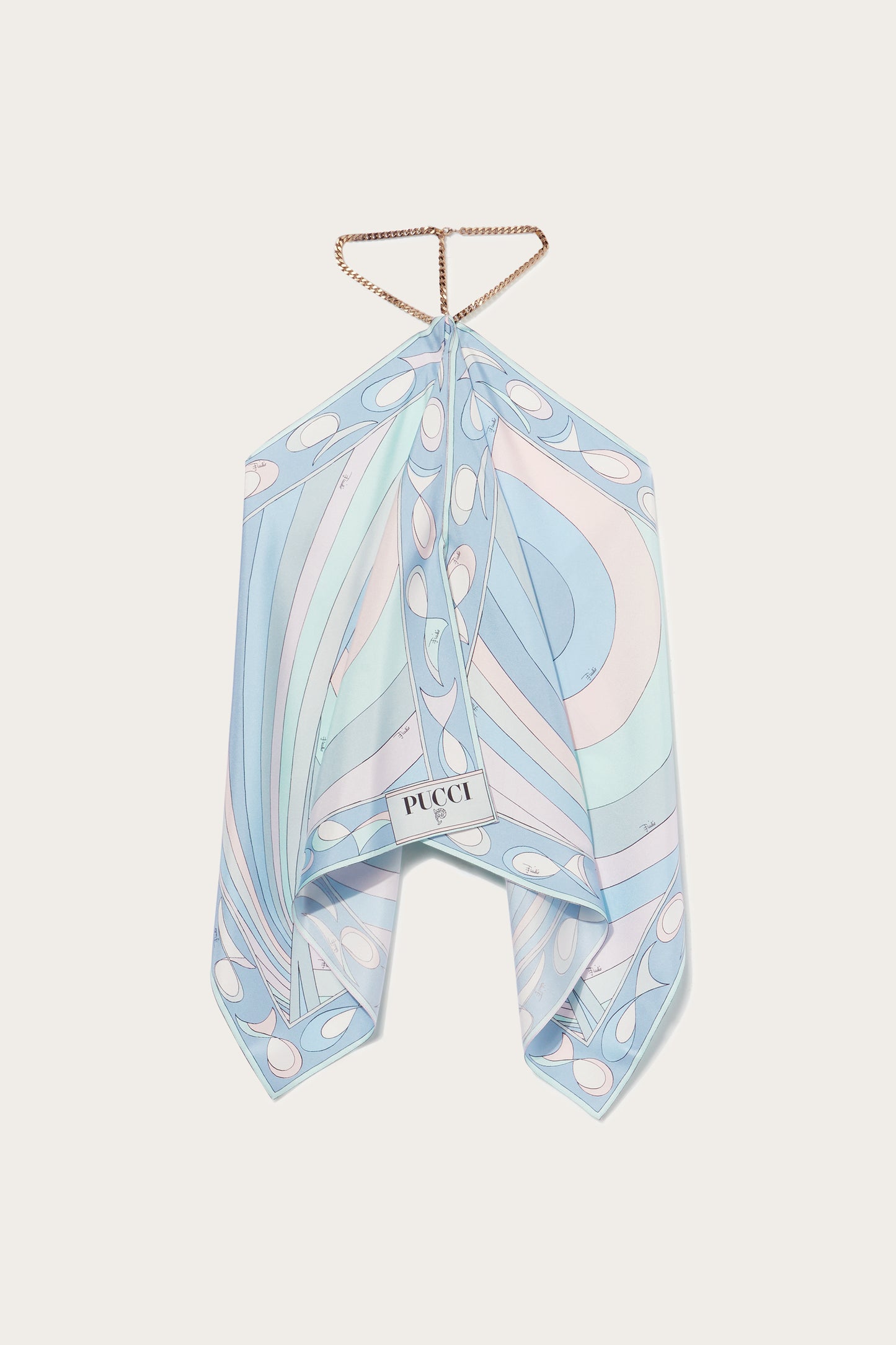 Iride-Print Silk-Twill Top View 1 - Pucci
