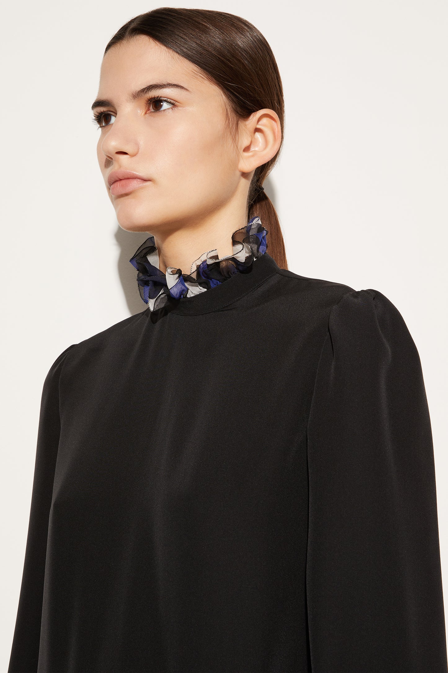Ruffled Silk Top View 5 - Pucci