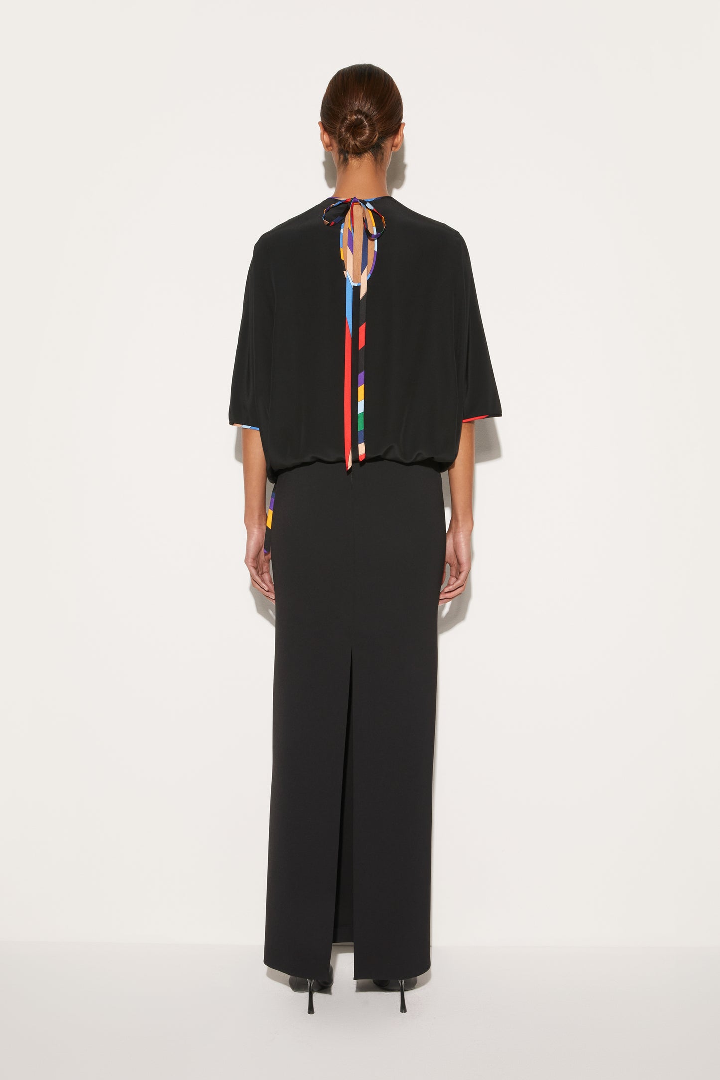 Black Silk Top View 4 - Pucci