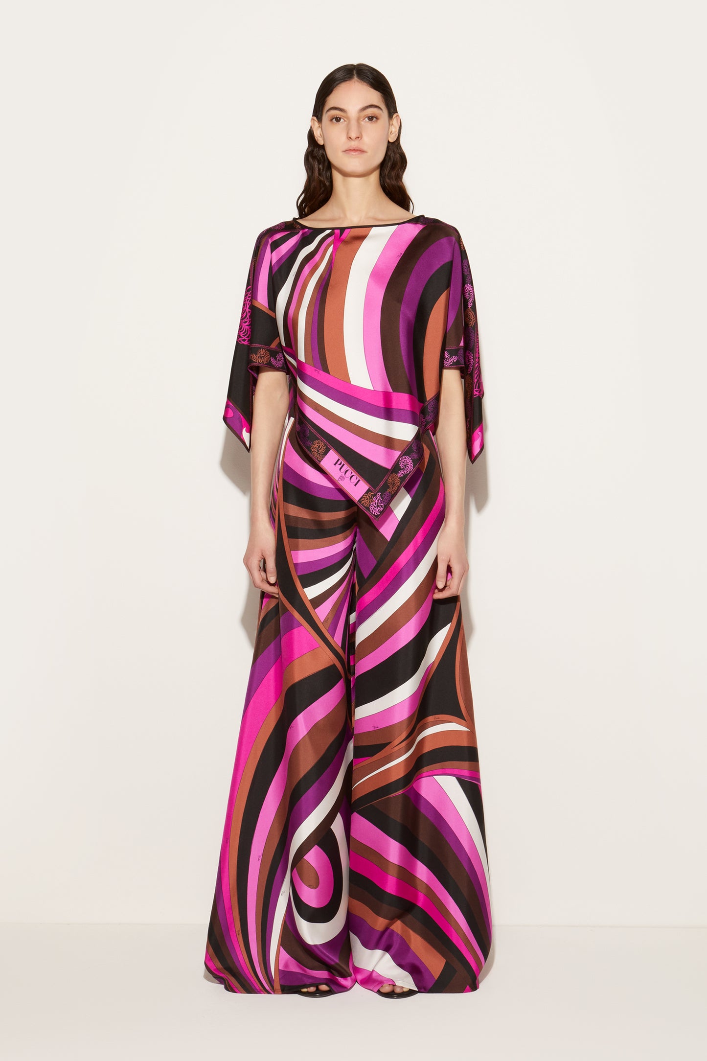 Iride And Struzzo-Print Kaftan Top View 2 - Pucci