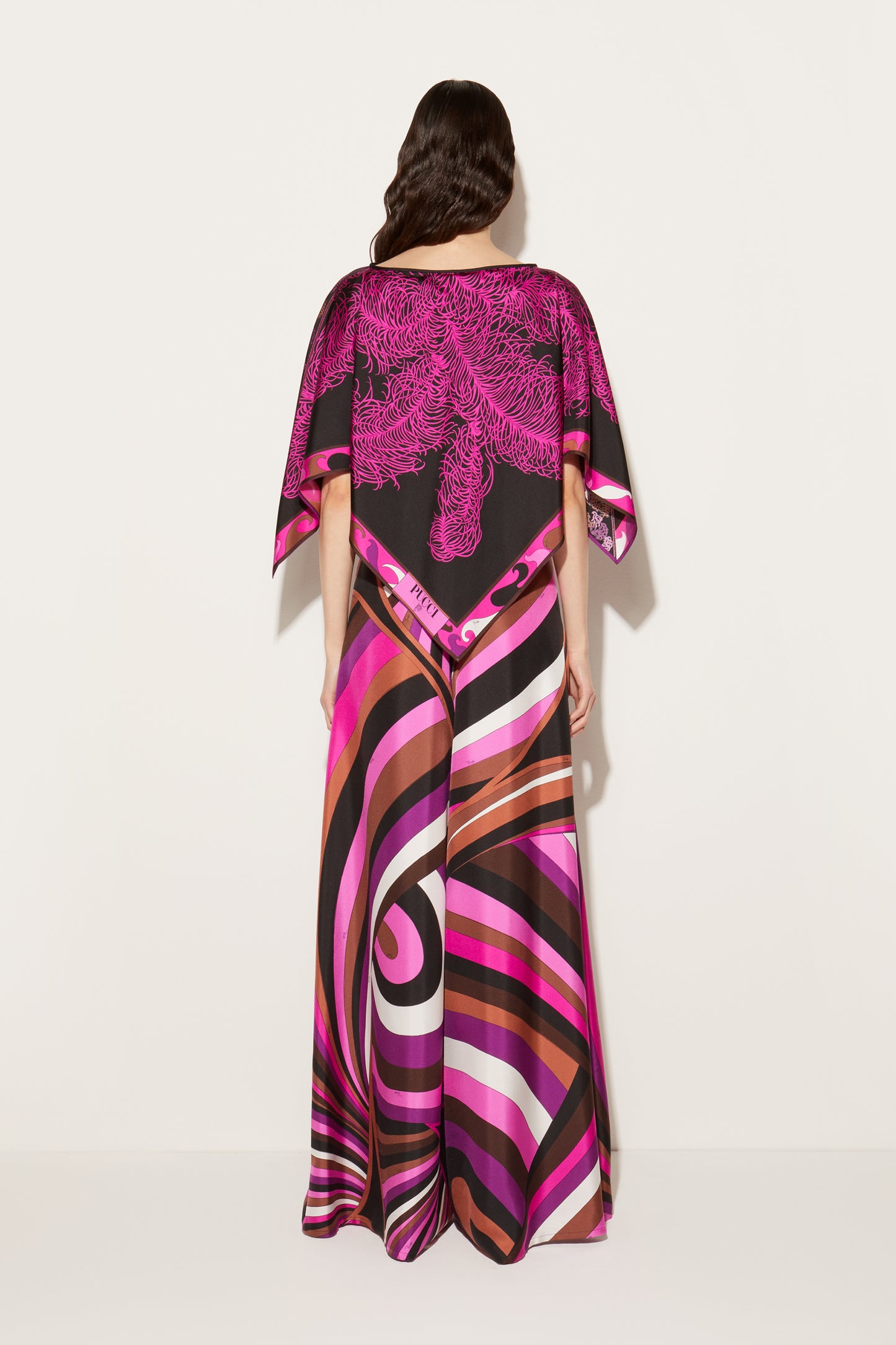 Iride And Struzzo-Print Kaftan Top View 4 - Pucci