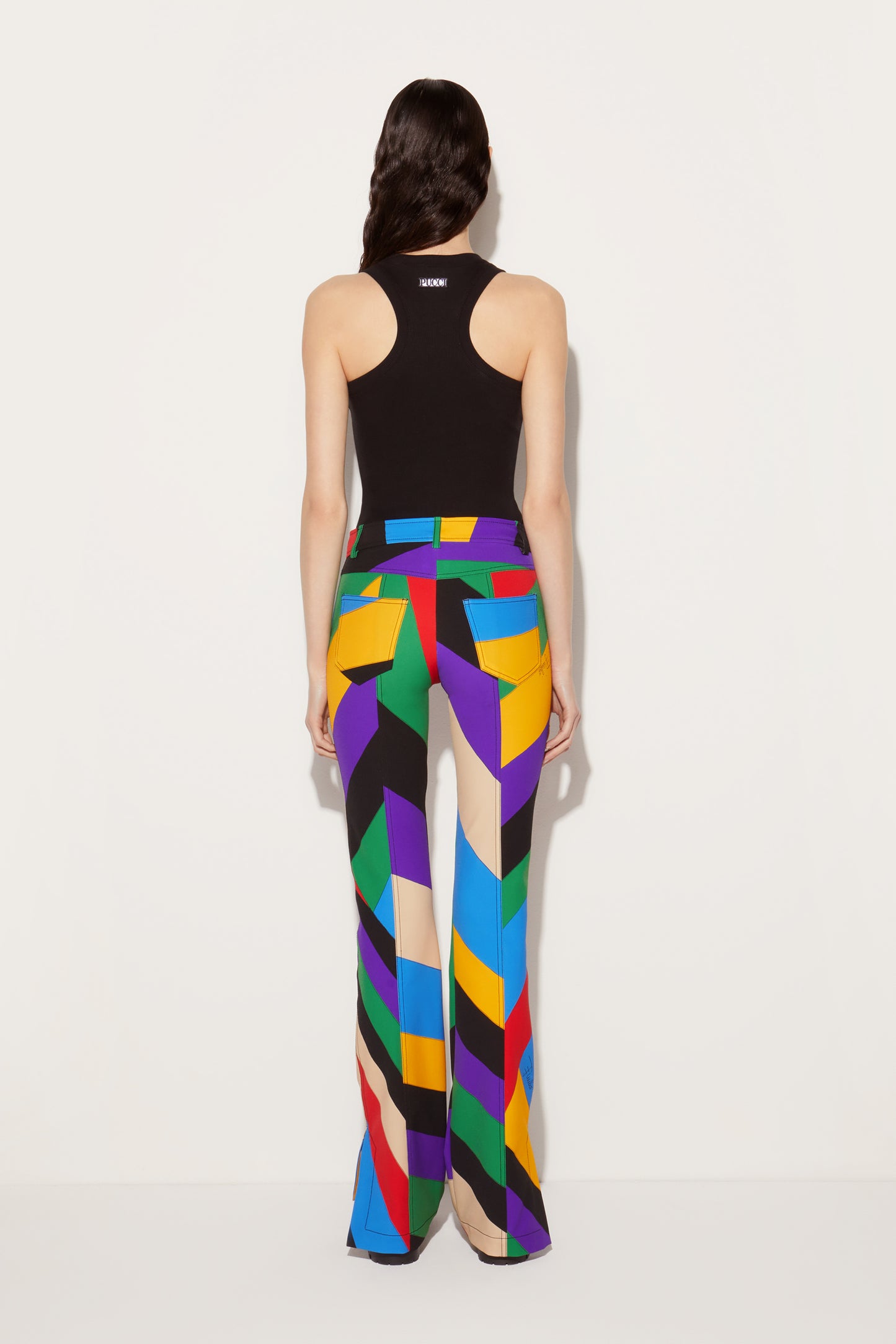 Iride-Print Trousers View 4 - Pucci