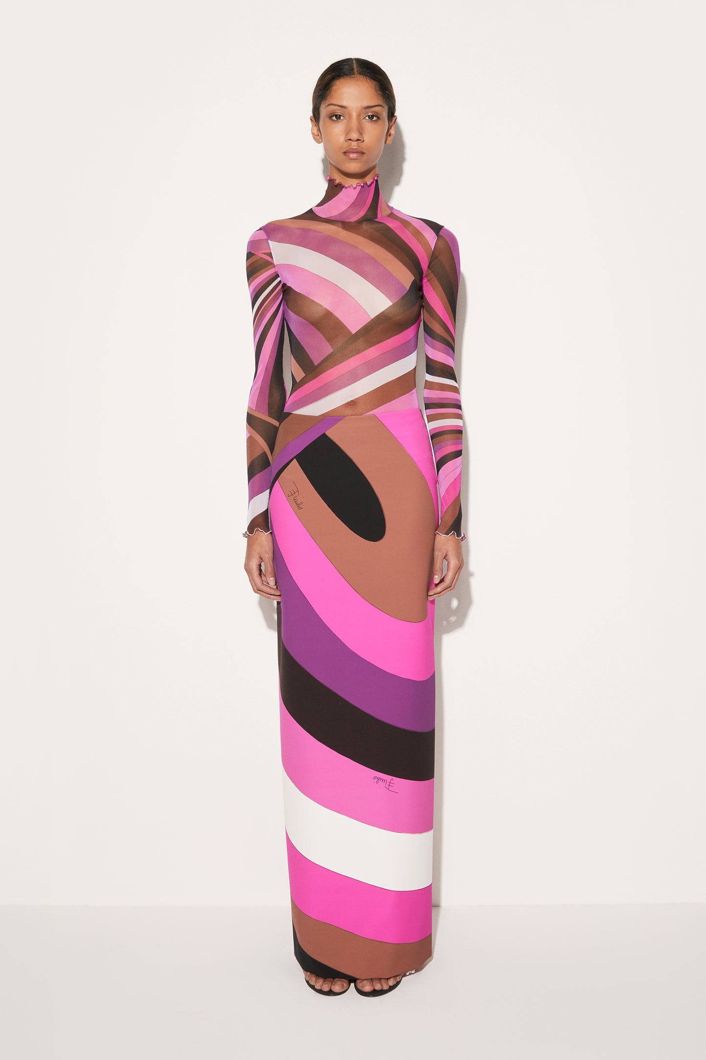 Iride-Print Skirt View 2 - Pucci