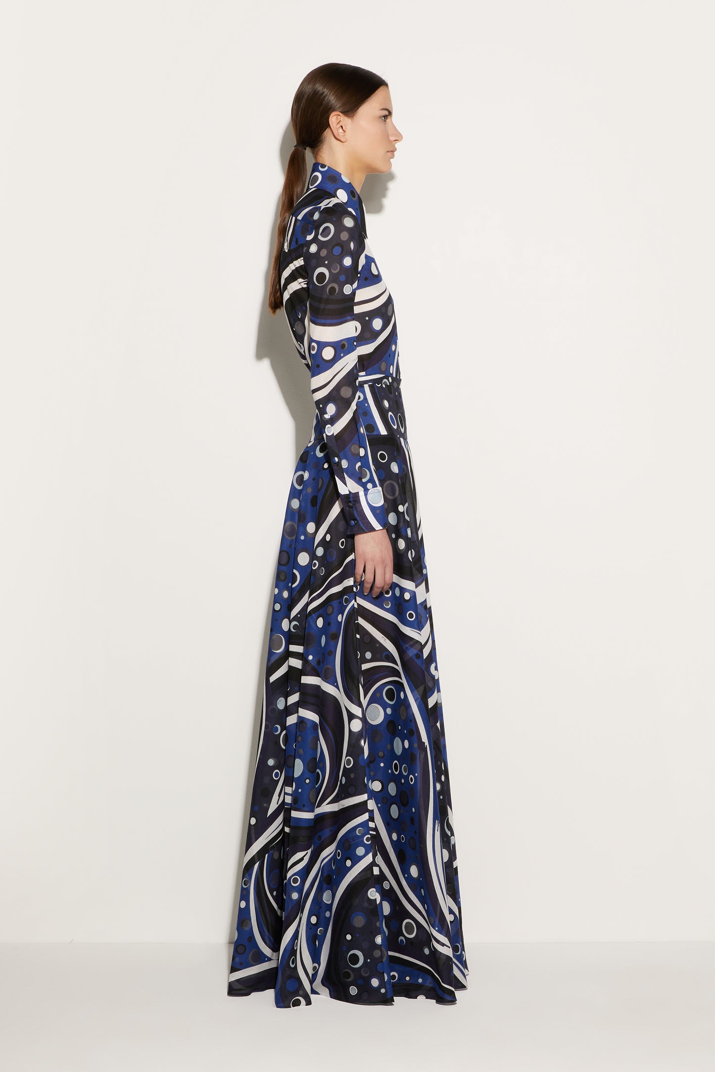 Fontane-Print Cotton Skirt View 3 - Pucci