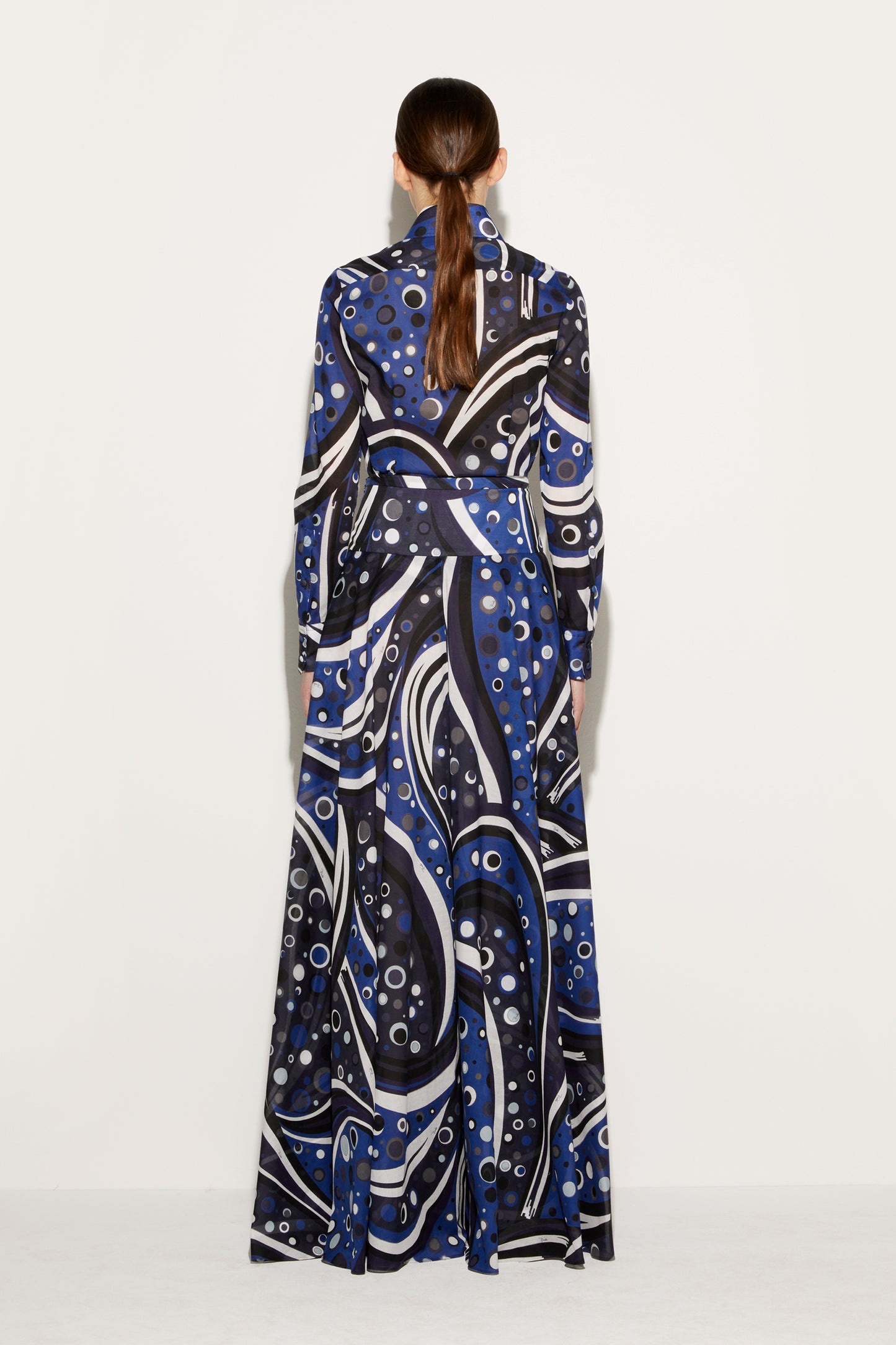 Fontane-Print Cotton Skirt View 4 - Pucci