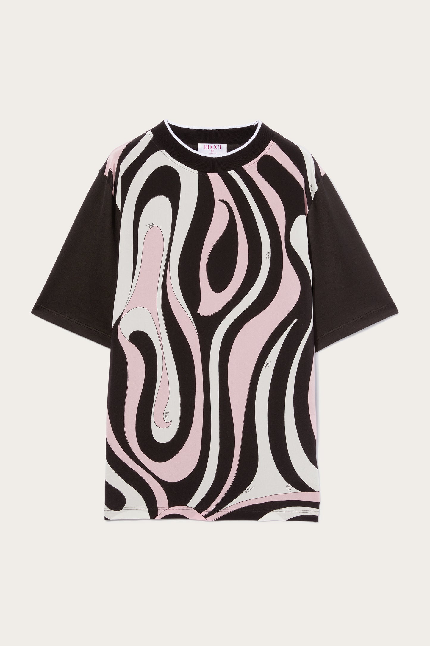 Marmo-Print T-Shirt View 1 - Pucci