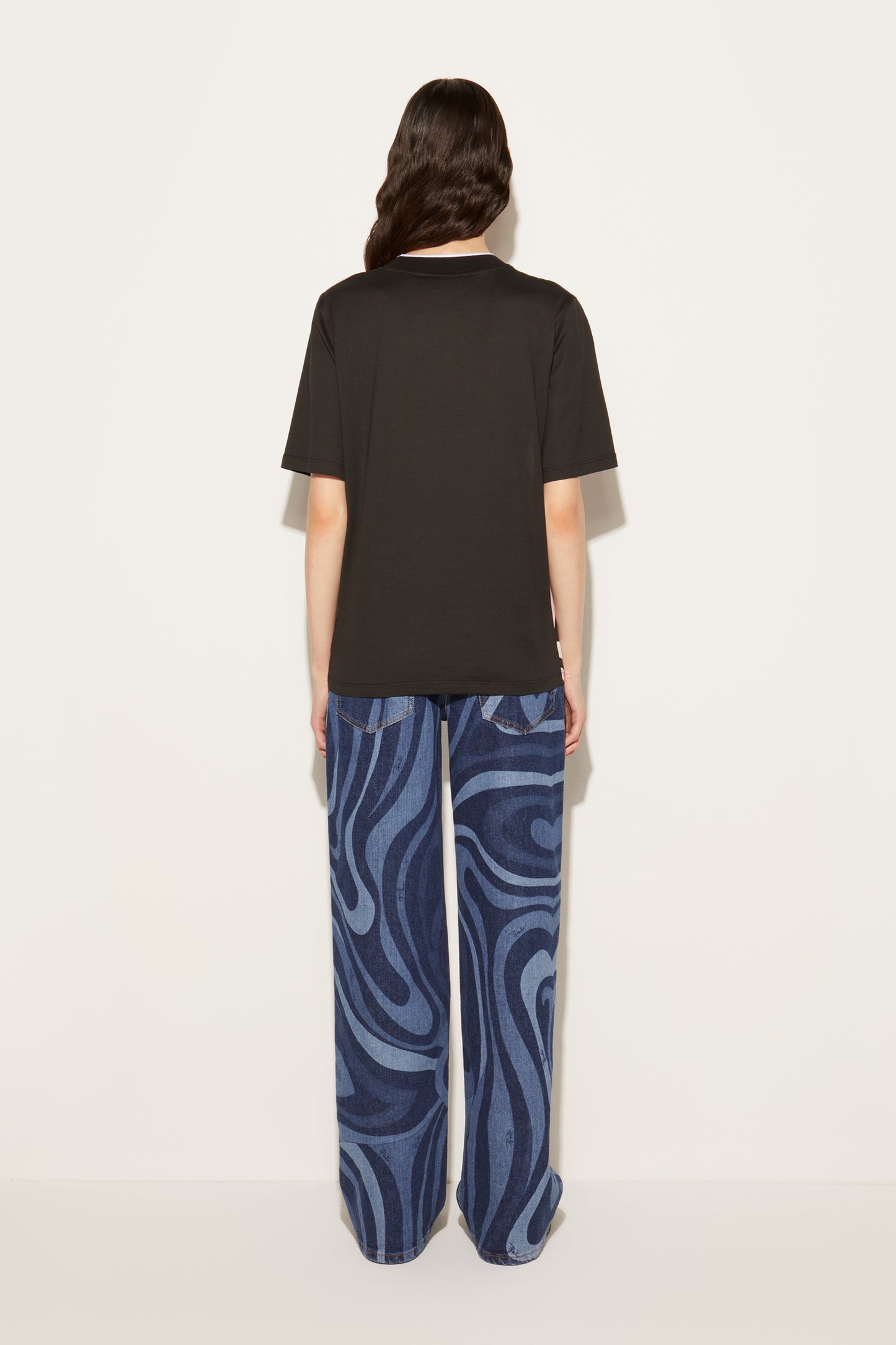 Marmo-Print T-Shirt View 4 - Pucci