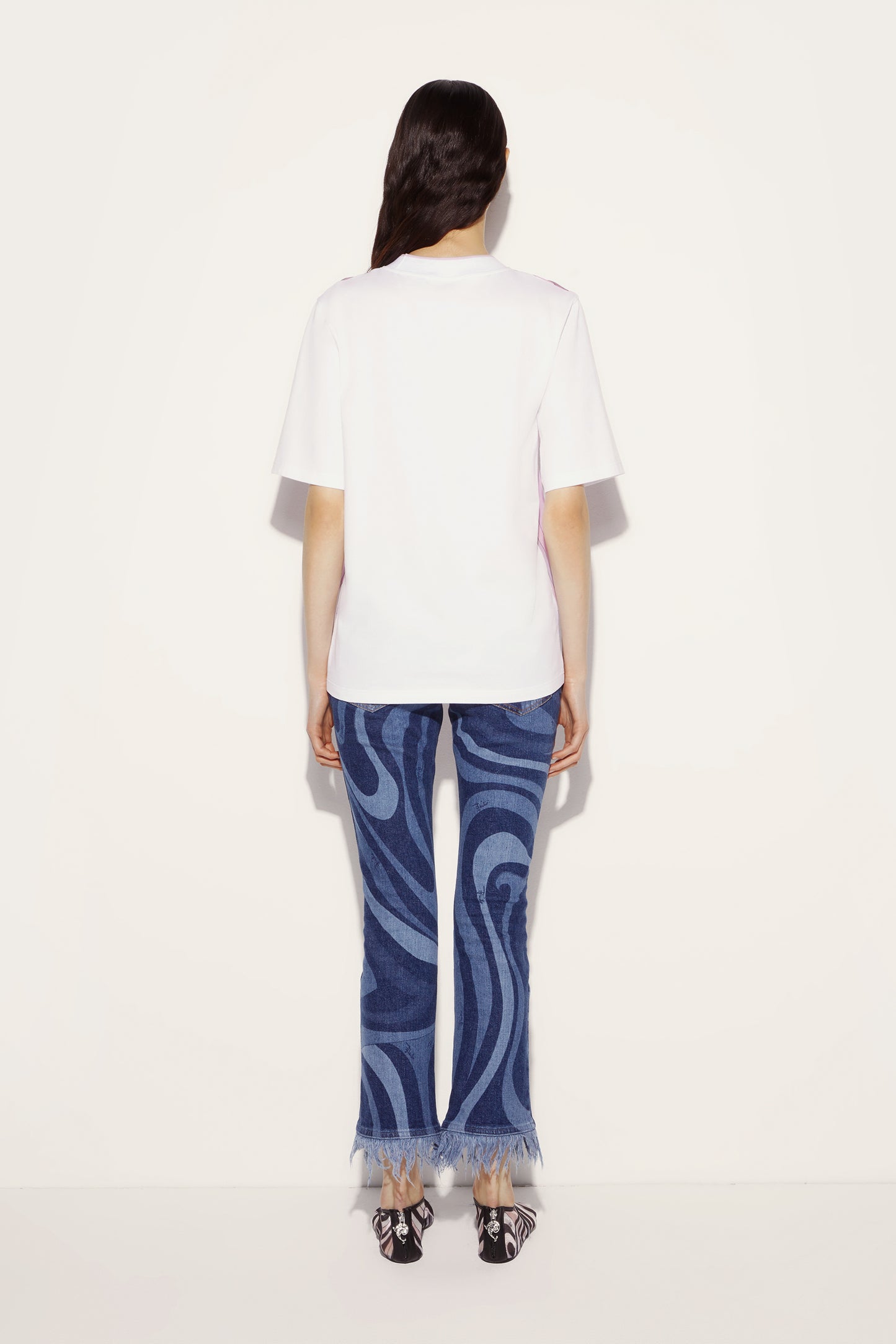 Marmo-Print T-Shirt View 4 - Pucci
