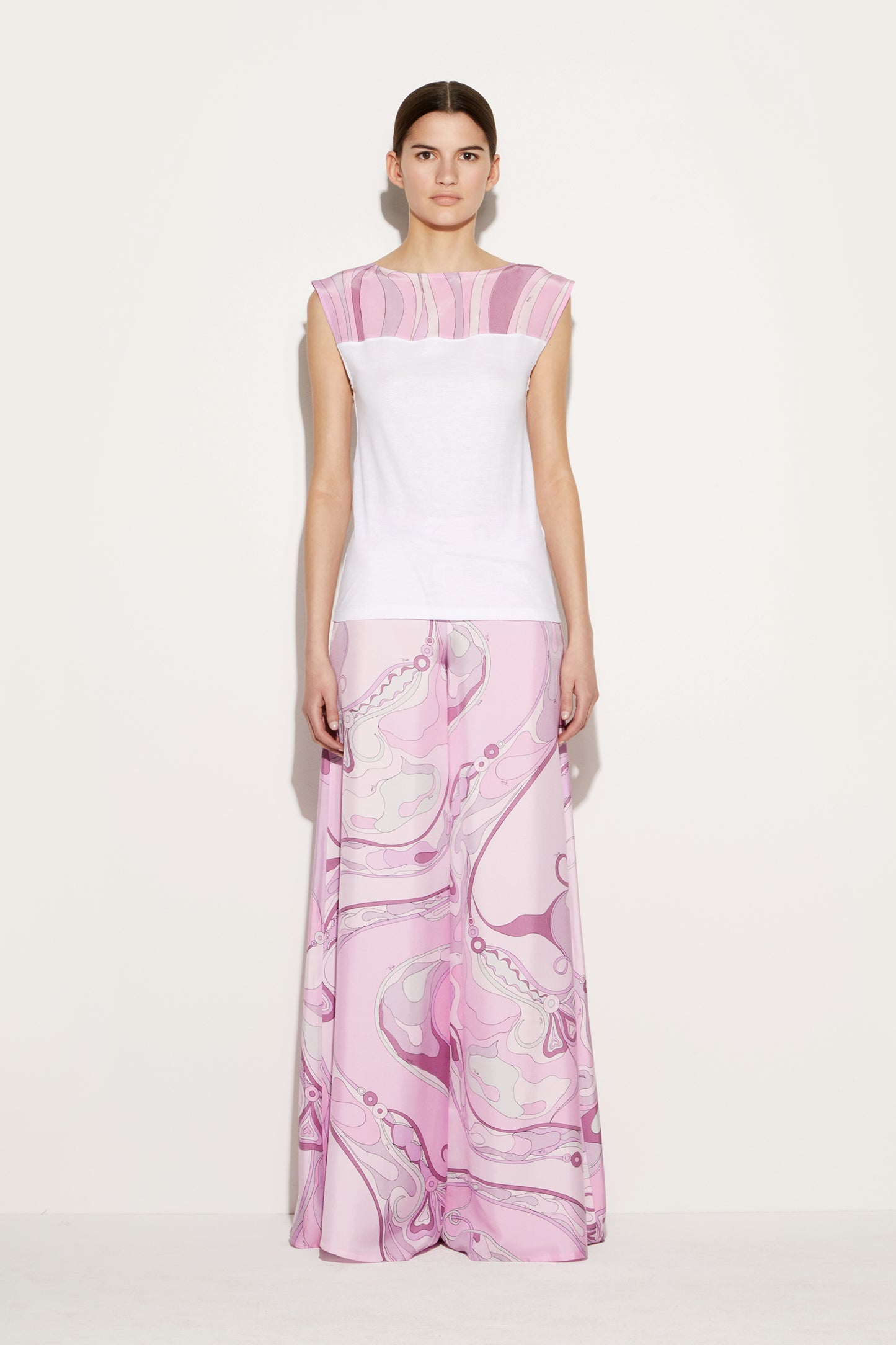Marmo-Print T-Shirt View 2 - Pucci