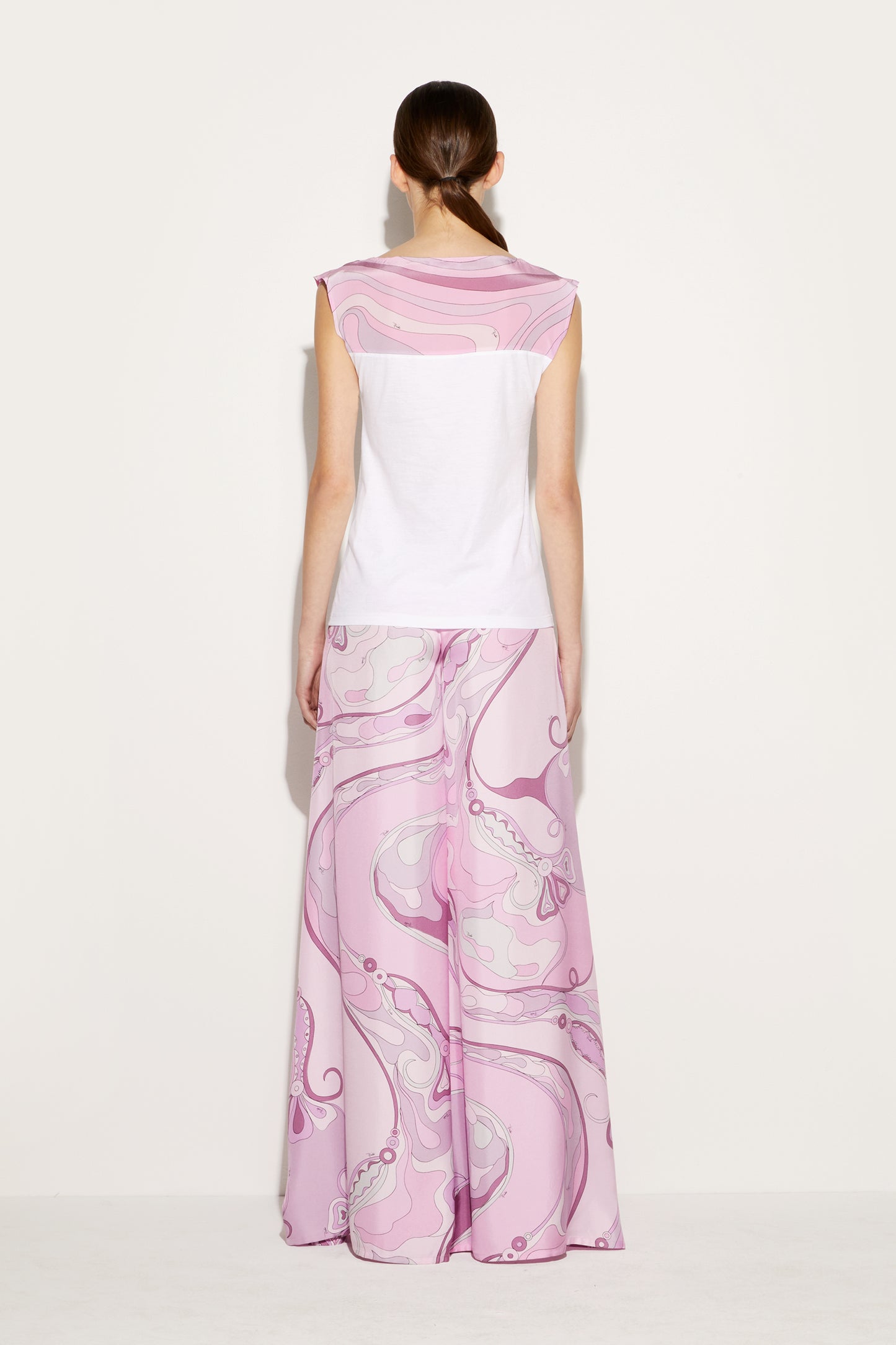 Marmo-Print T-Shirt View 4 - Pucci