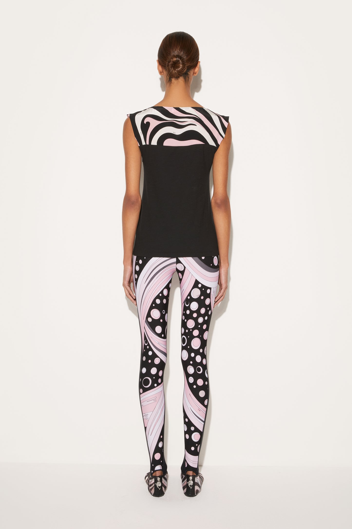 Marmo-Print T-Shirt View 4 - Pucci