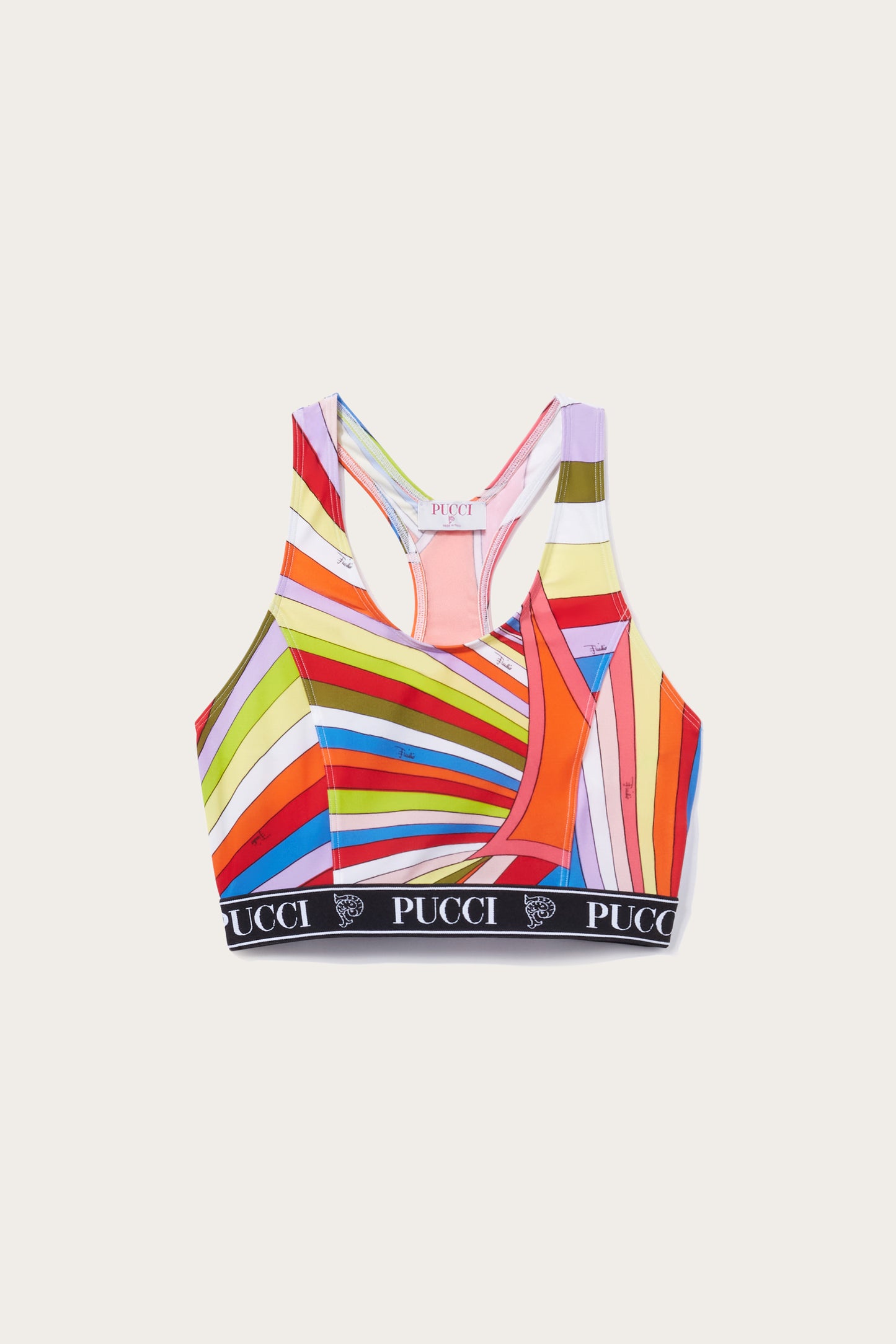 Iride-Print Crop Top View 1 - Pucci