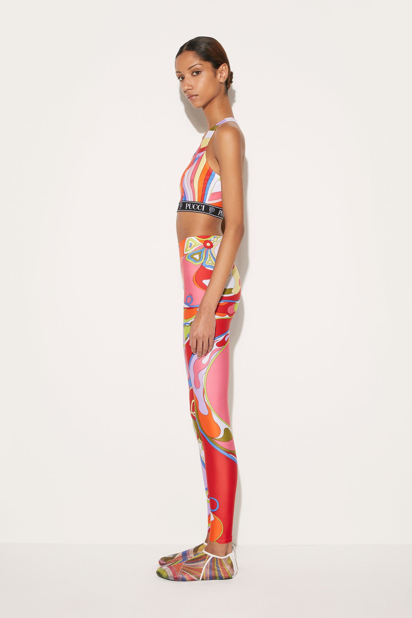 Iride-Print Crop Top View 4 - Pucci