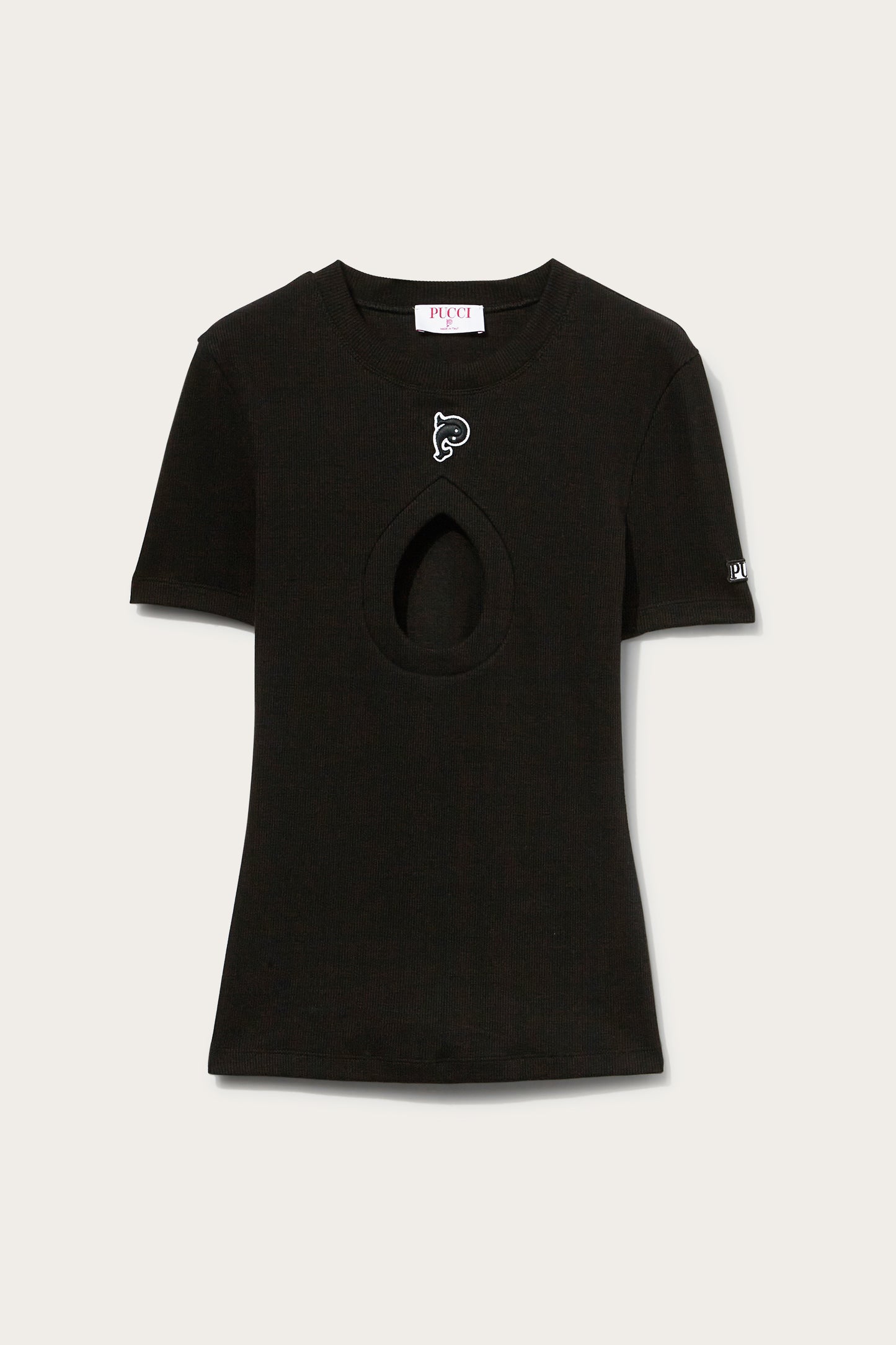 Cut-Out T-Shirt View 1 - Pucci