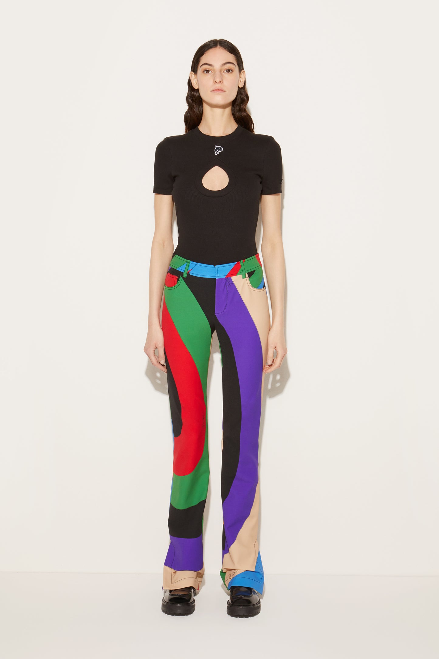 Cut-Out T-Shirt View 2 - Pucci