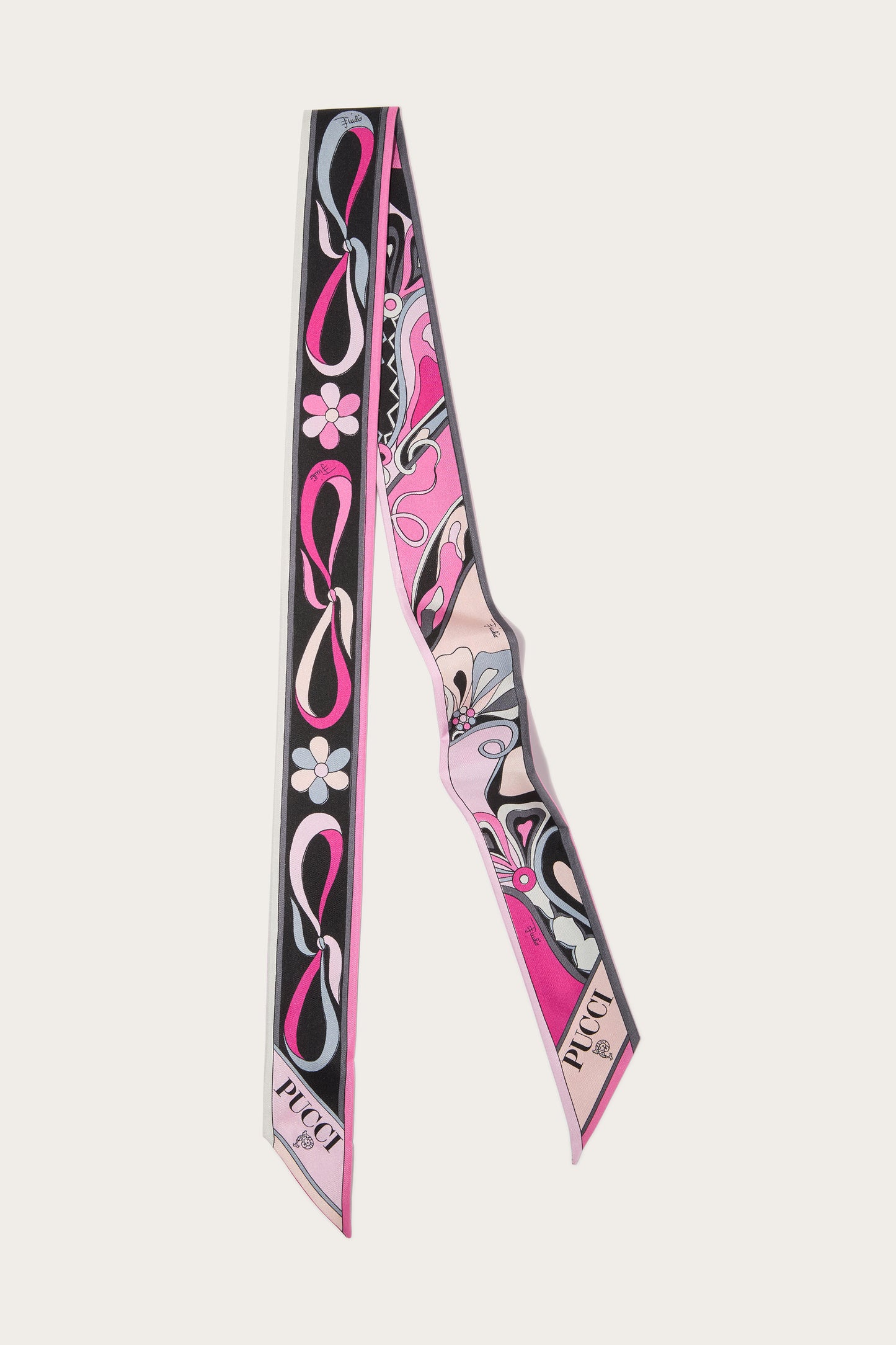 Fiocchetti Print Silk Twill Carré View 1 - Pucci