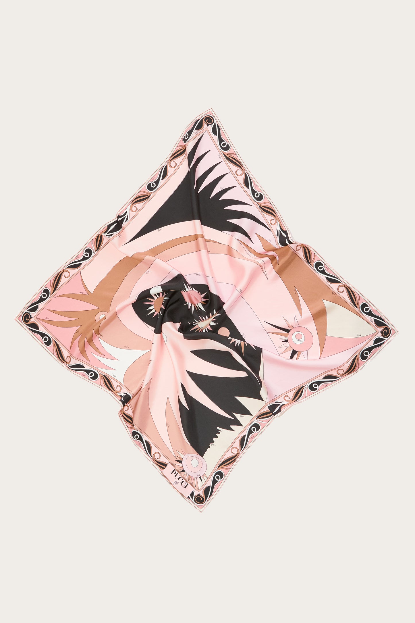 Stella Print Silk-Twill Carré View 1 - Pucci