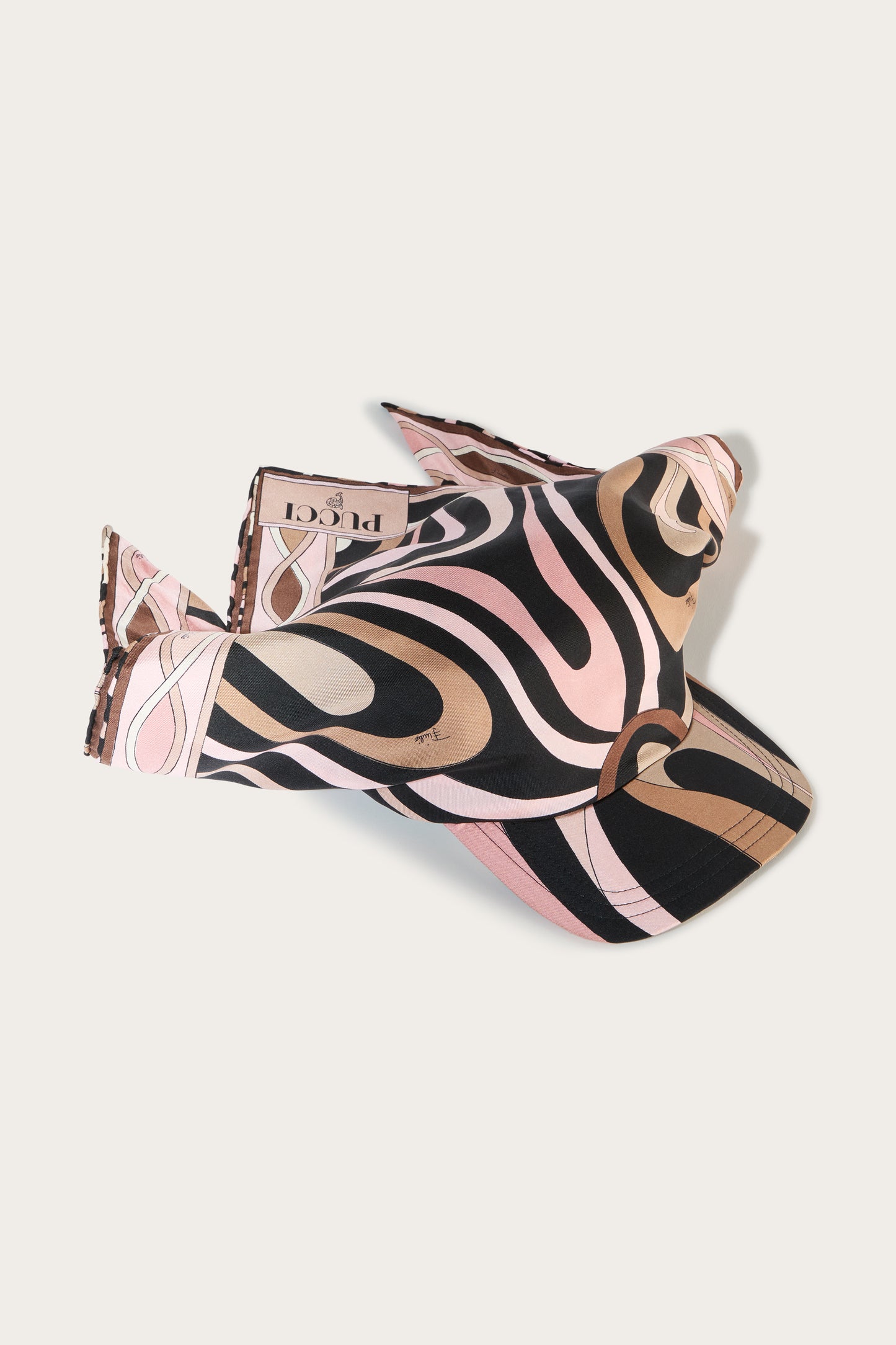 Marmo Print Silk-Twill Cap View 1 - Pucci